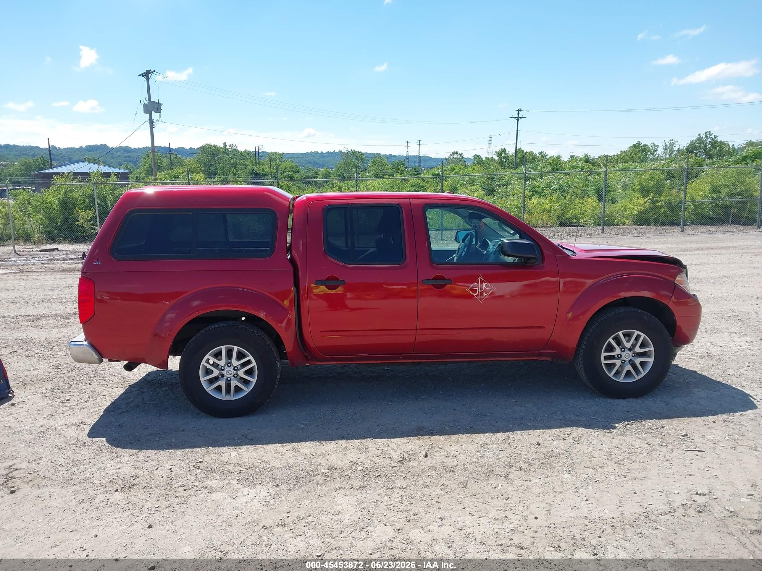 2014 Nissan Frontier Sv Red vin: 1N6AD0EV0EN726395