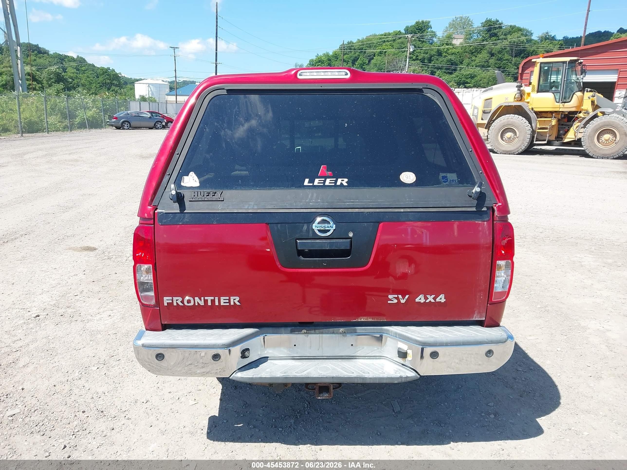 2014 Nissan Frontier Sv Red vin: 1N6AD0EV0EN726395