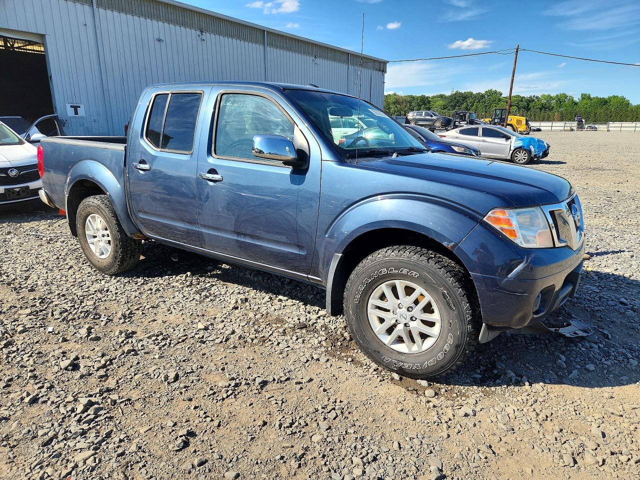 2014 Nissan Frontier Sv Blue vin: 1N6AD0EV0EN762104