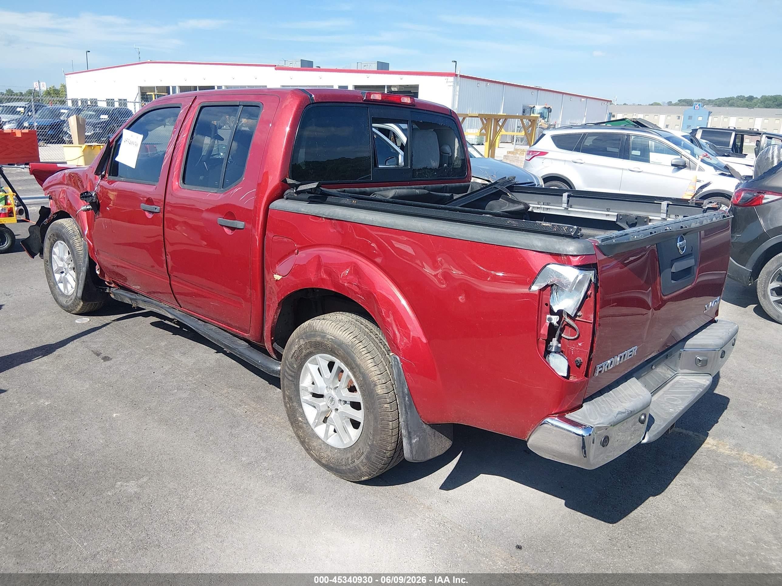 2015 Nissan Frontier Sv Red vin: 1N6AD0EV0FN733056