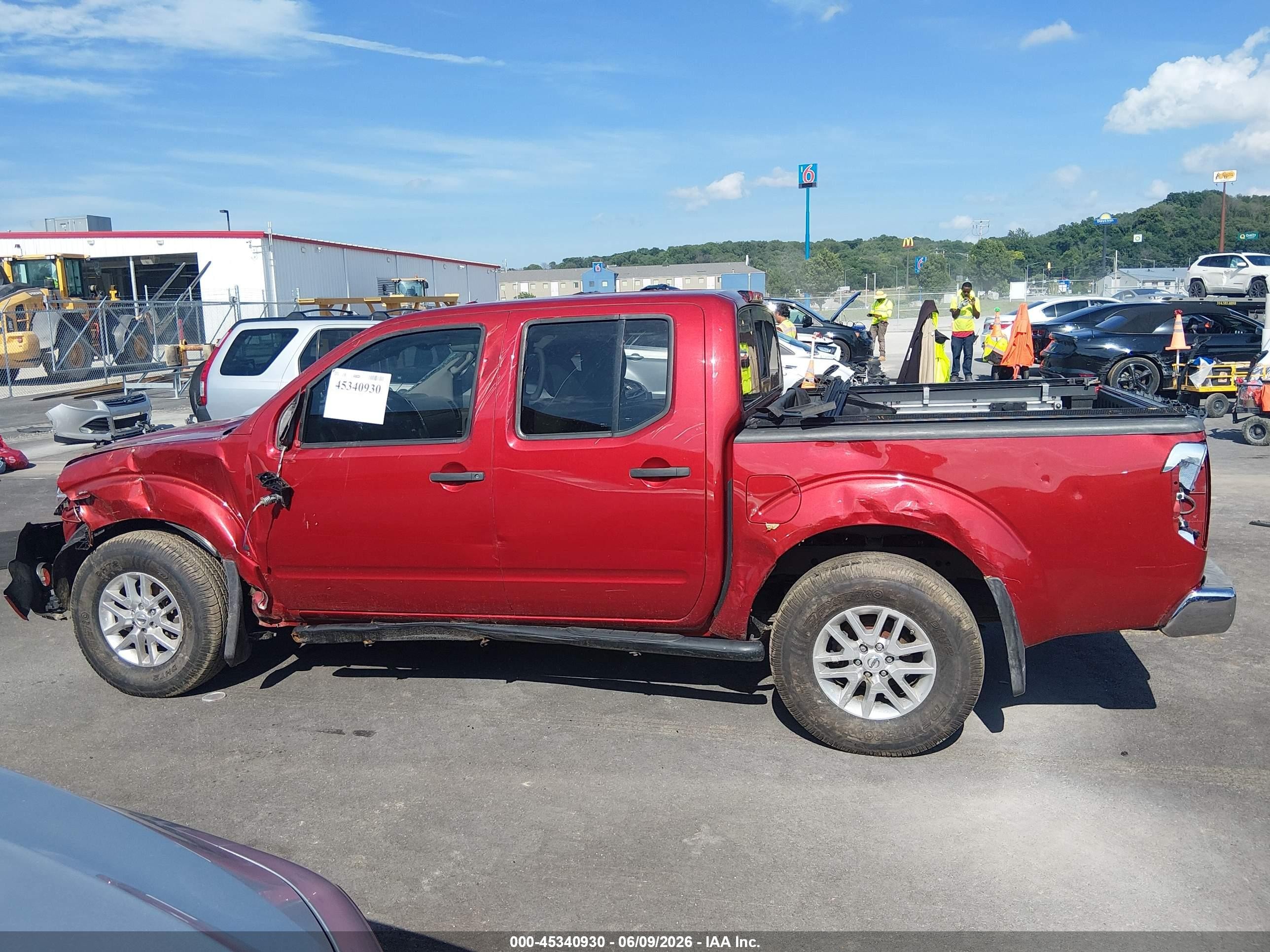 2015 Nissan Frontier Sv Red vin: 1N6AD0EV0FN733056