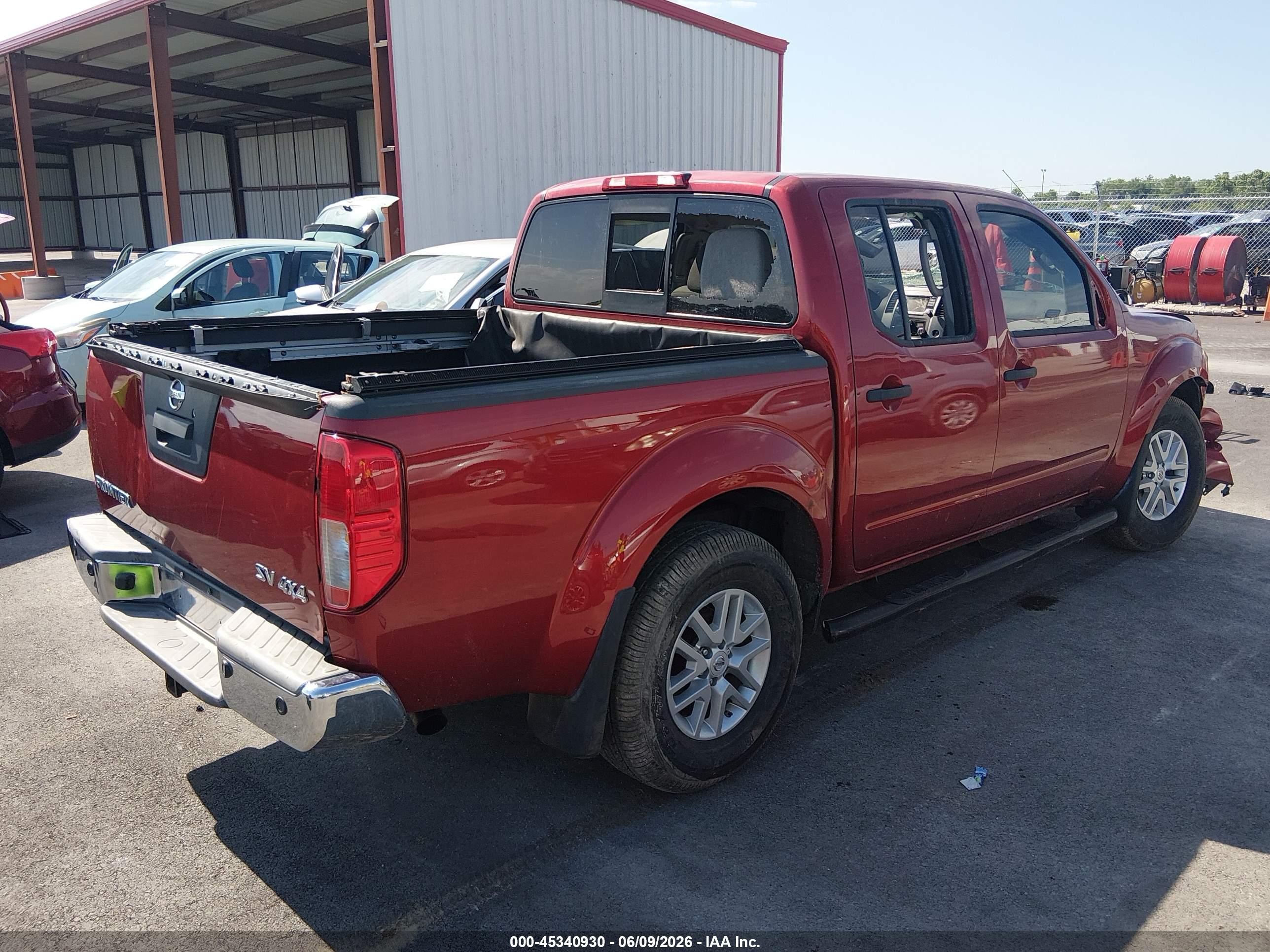 2015 Nissan Frontier Sv Red vin: 1N6AD0EV0FN733056