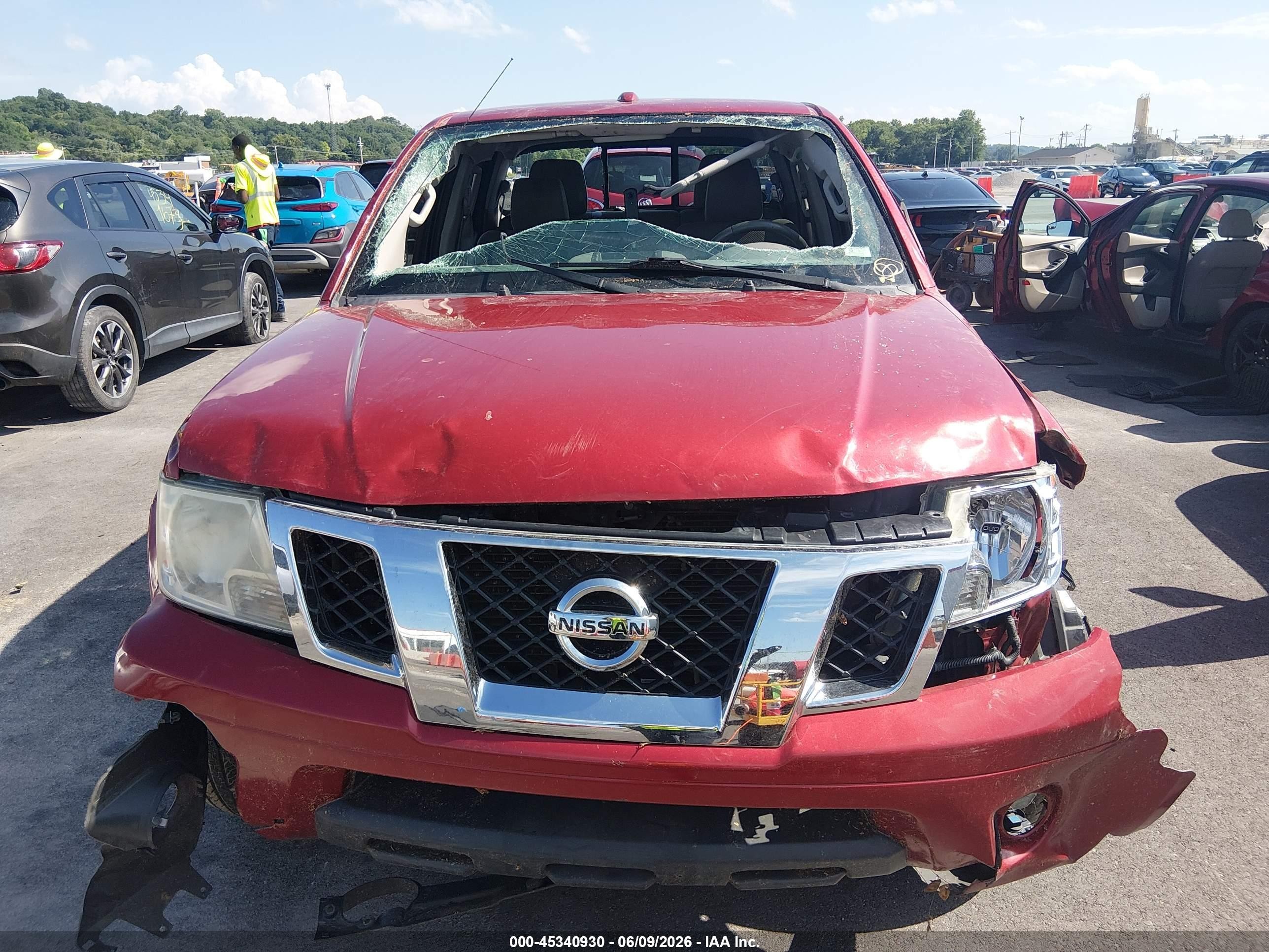 2015 Nissan Frontier Sv Red vin: 1N6AD0EV0FN733056