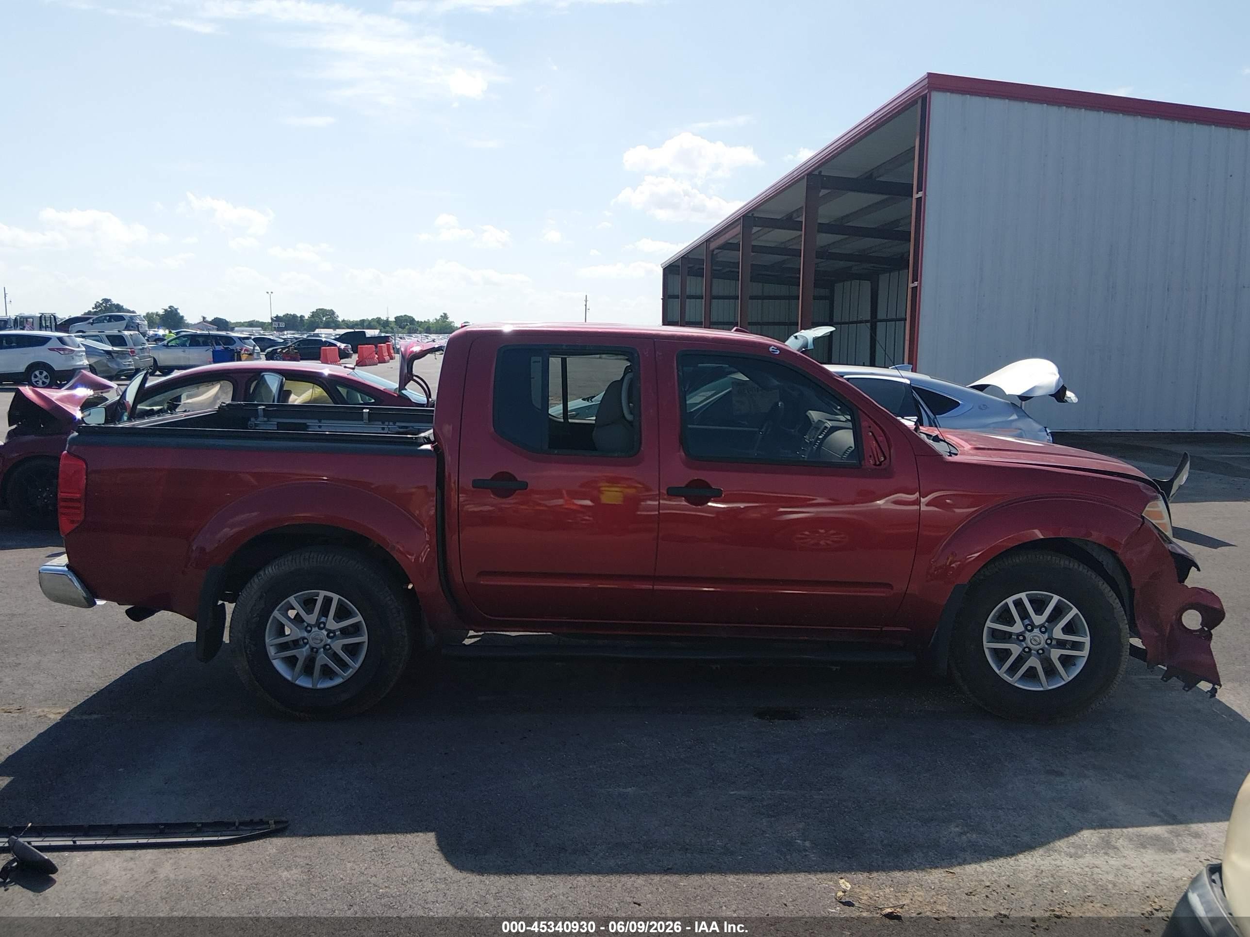 2015 Nissan Frontier Sv Red vin: 1N6AD0EV0FN733056