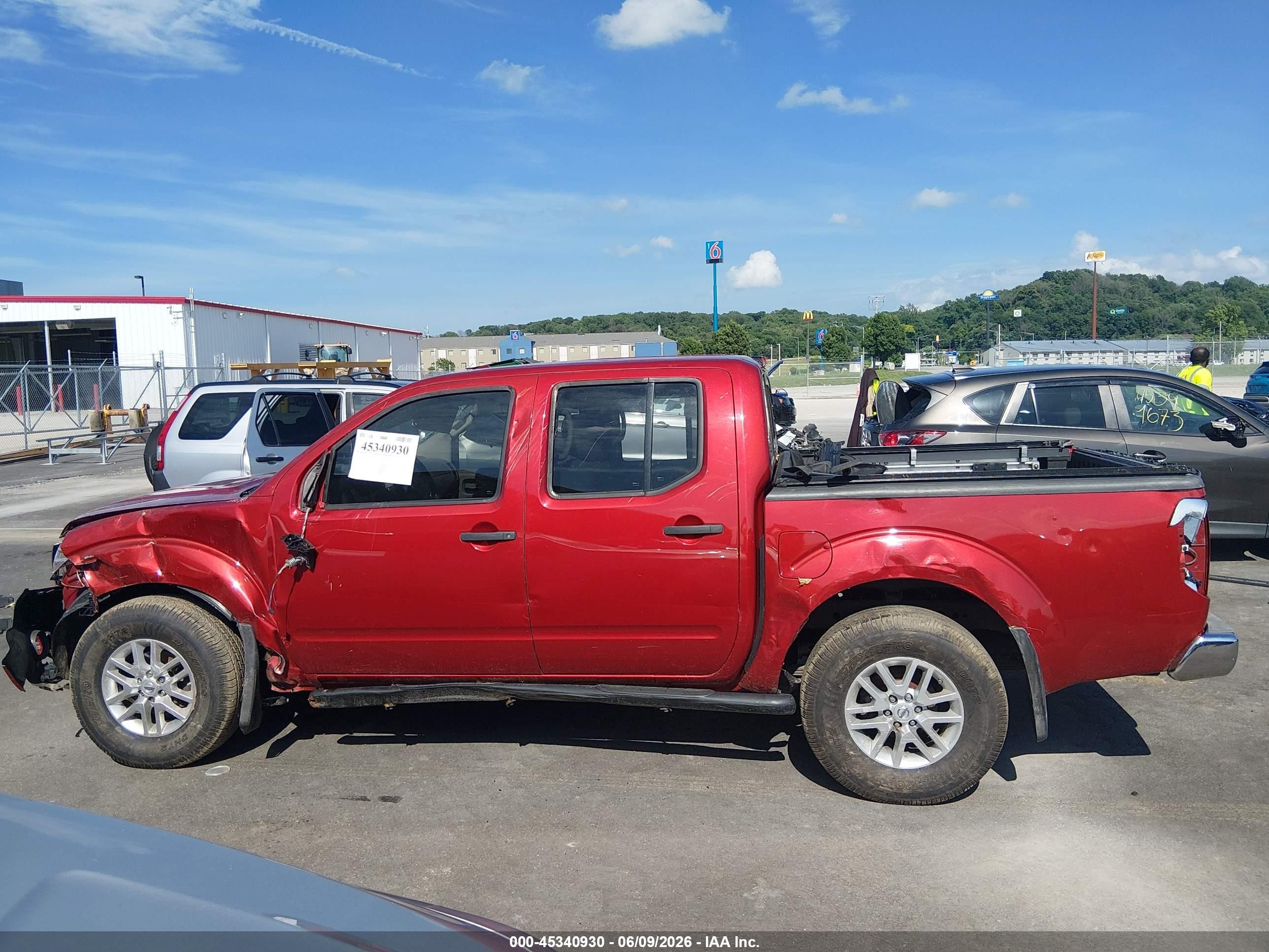 2015 Nissan Frontier Sv Red vin: 1N6AD0EV0FN733056