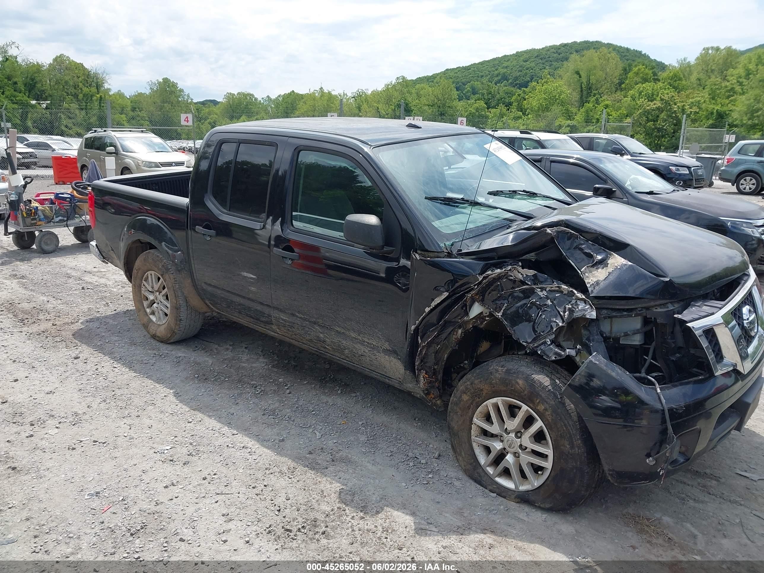 2015 Nissan Frontier Black vin: 1N6AD0EV0FN733154