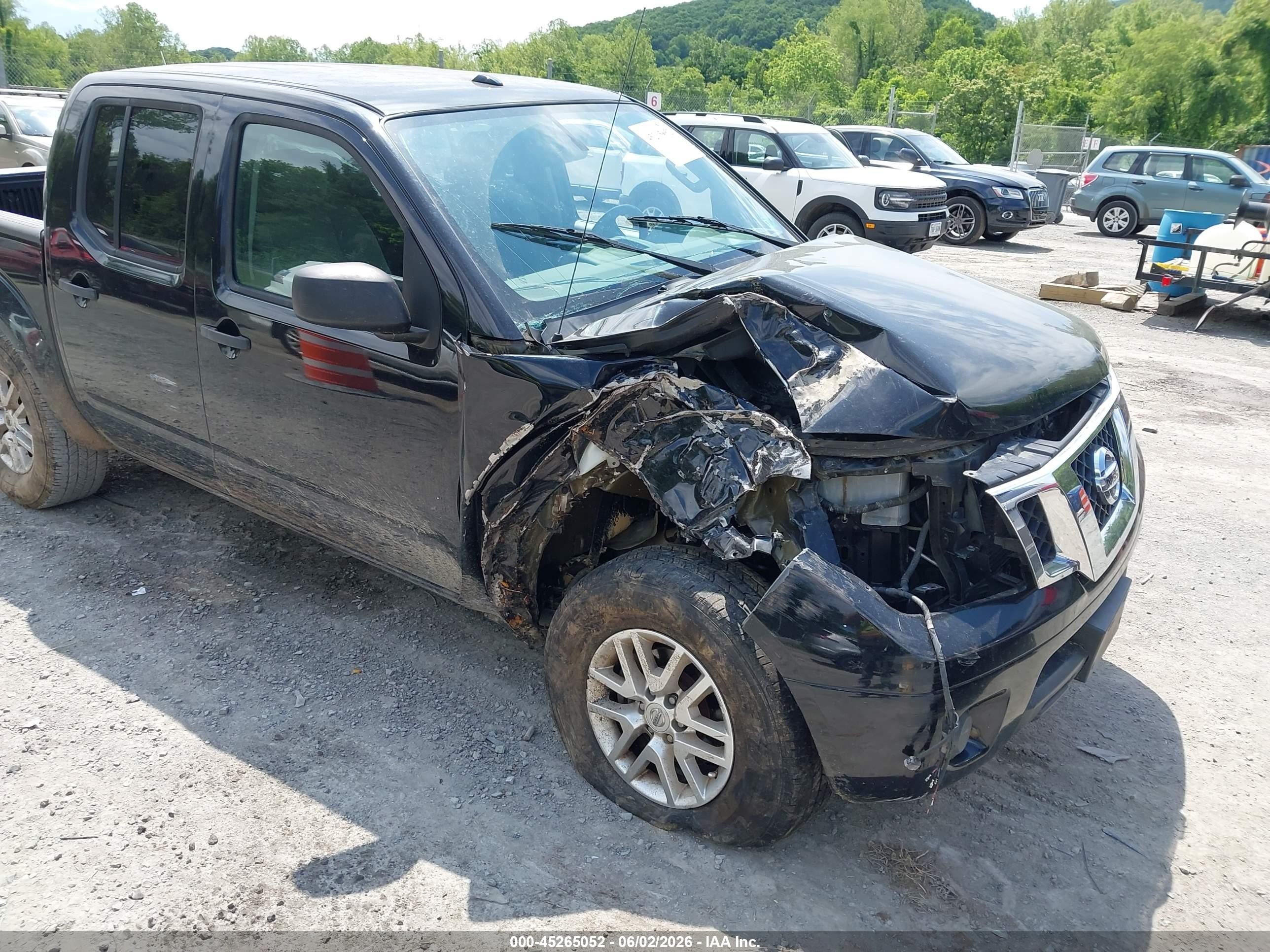 2015 Nissan Frontier Black vin: 1N6AD0EV0FN733154