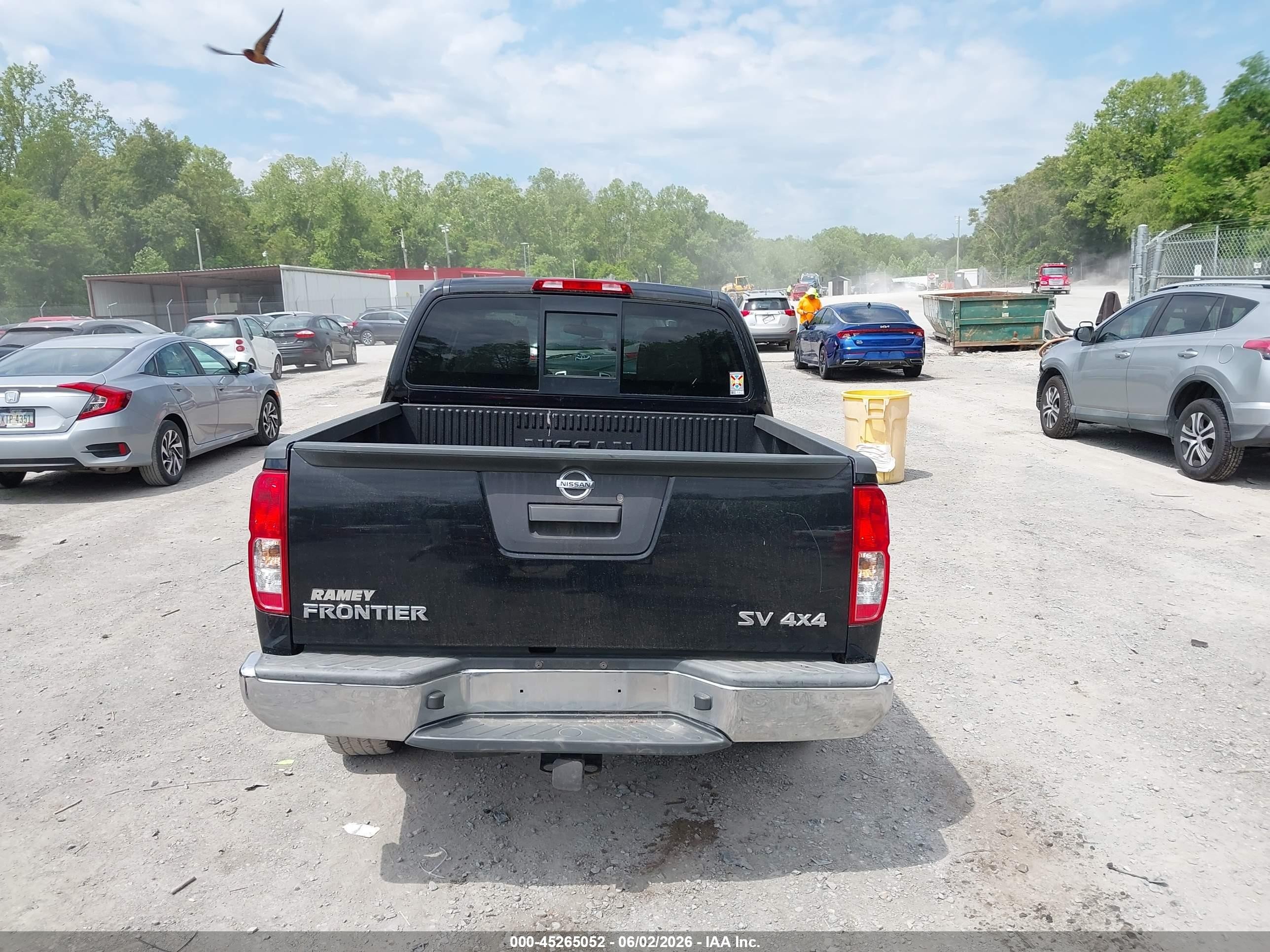 2015 Nissan Frontier Black vin: 1N6AD0EV0FN733154
