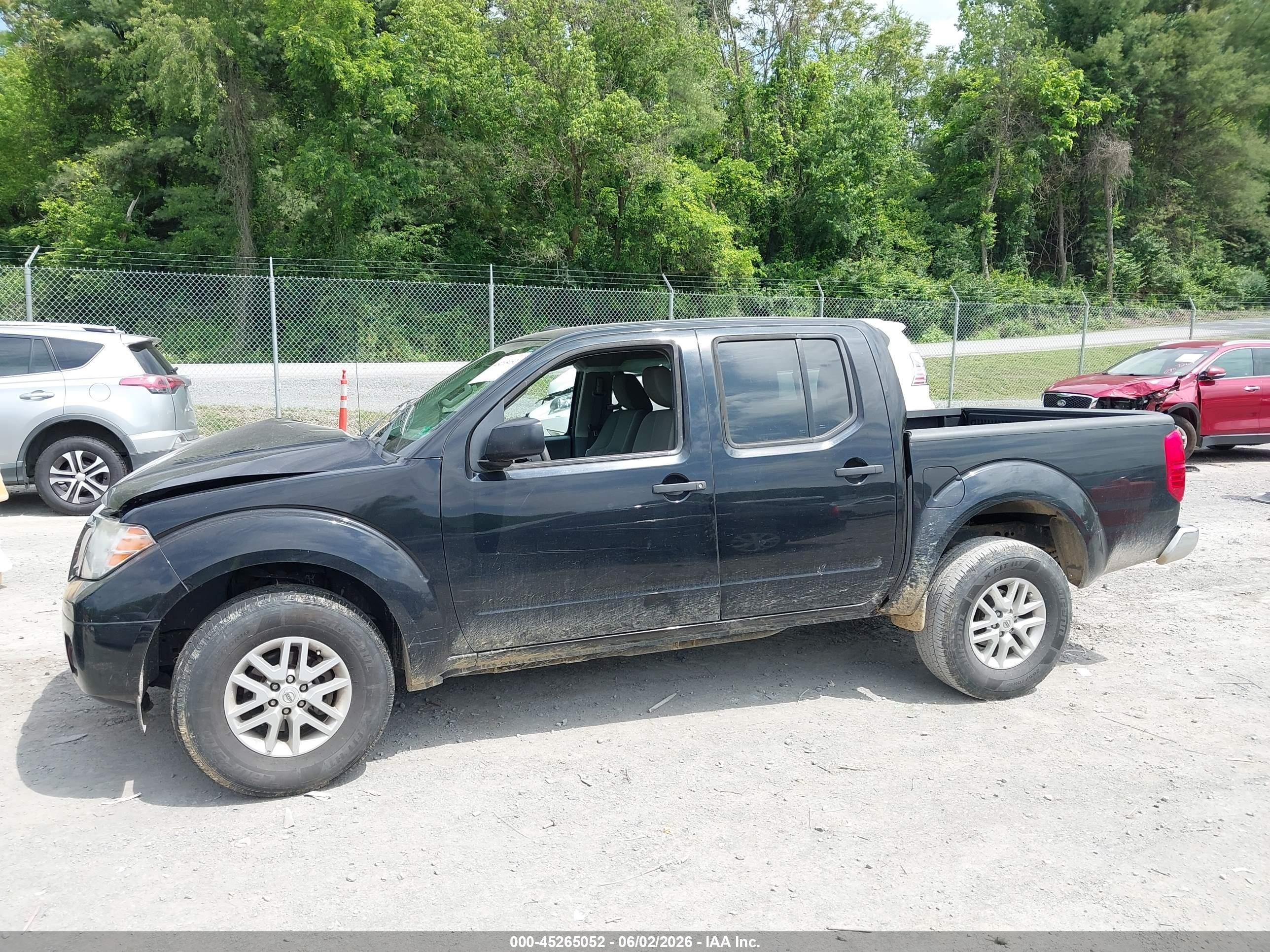 2015 Nissan Frontier Black vin: 1N6AD0EV0FN733154