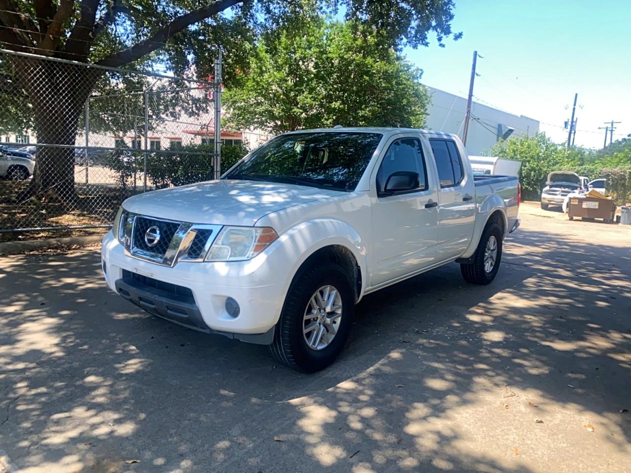 2015 Nissan Frontier Sv White vin: 1N6AD0EV0FN734322