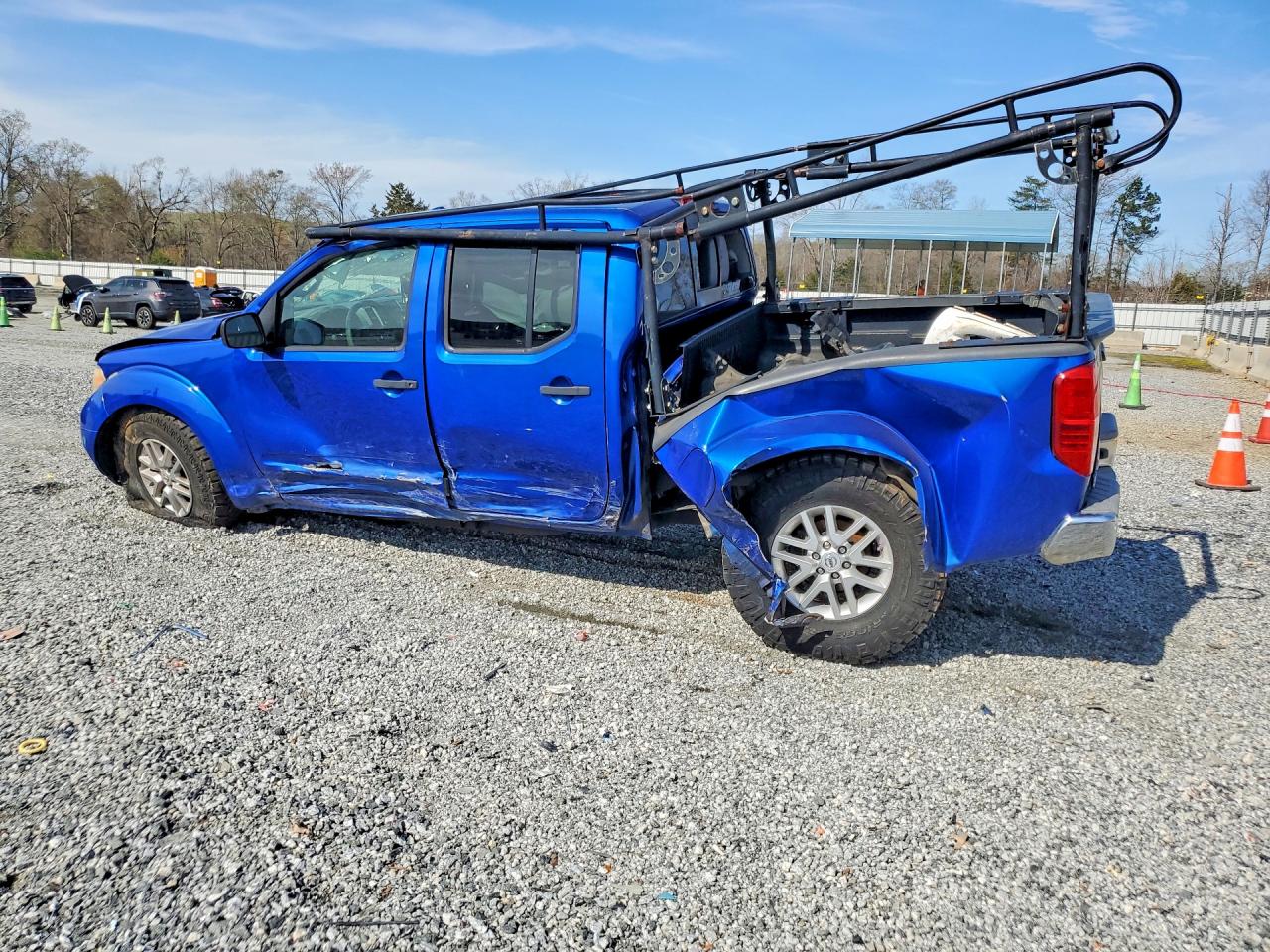 2015 Nissan Frontier Blue vin: 1N6AD0EV0FN735762