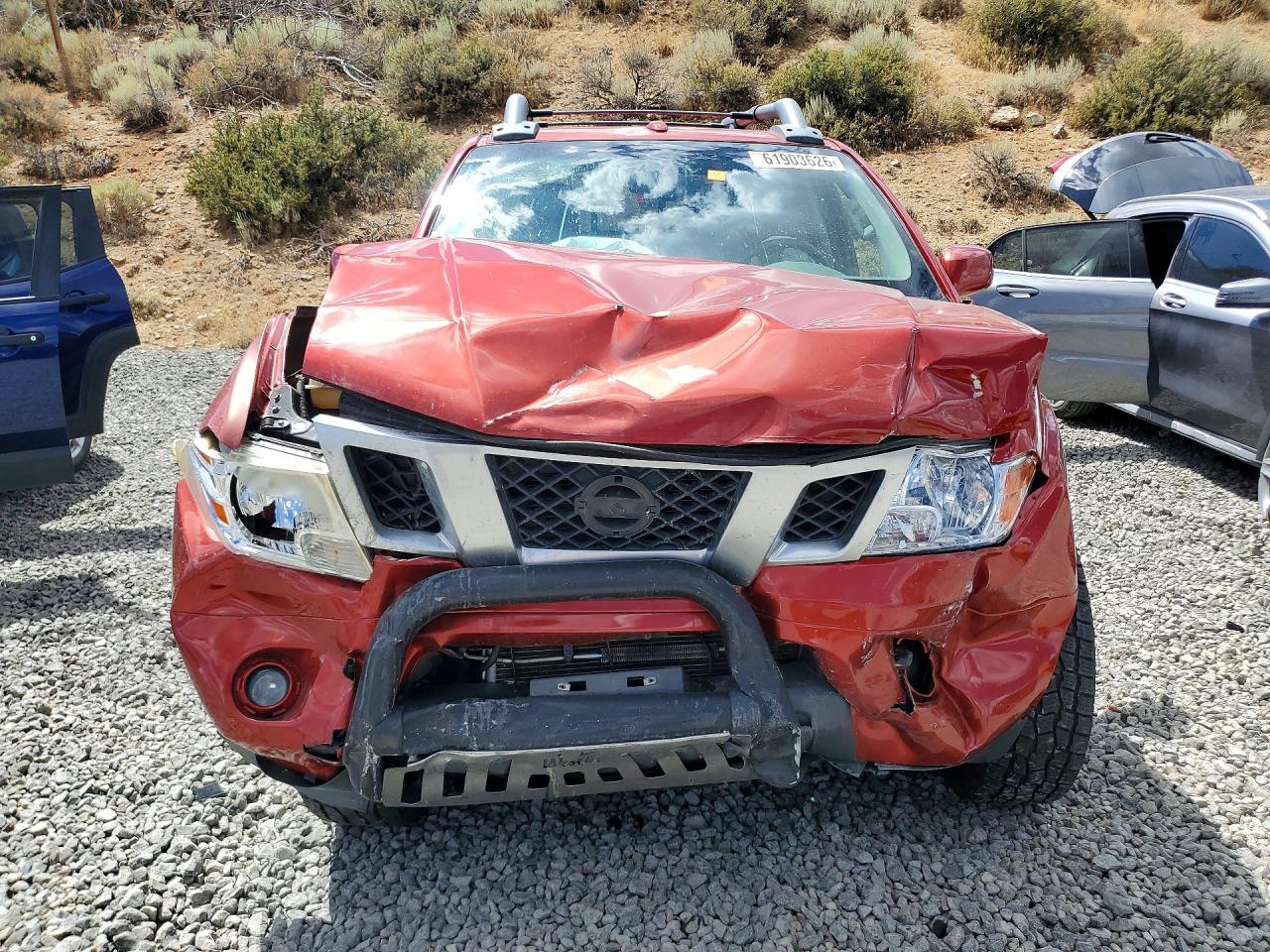 2017 Nissan Frontier Pro-4x Orange vin: 1N6AD0EV0HN715112