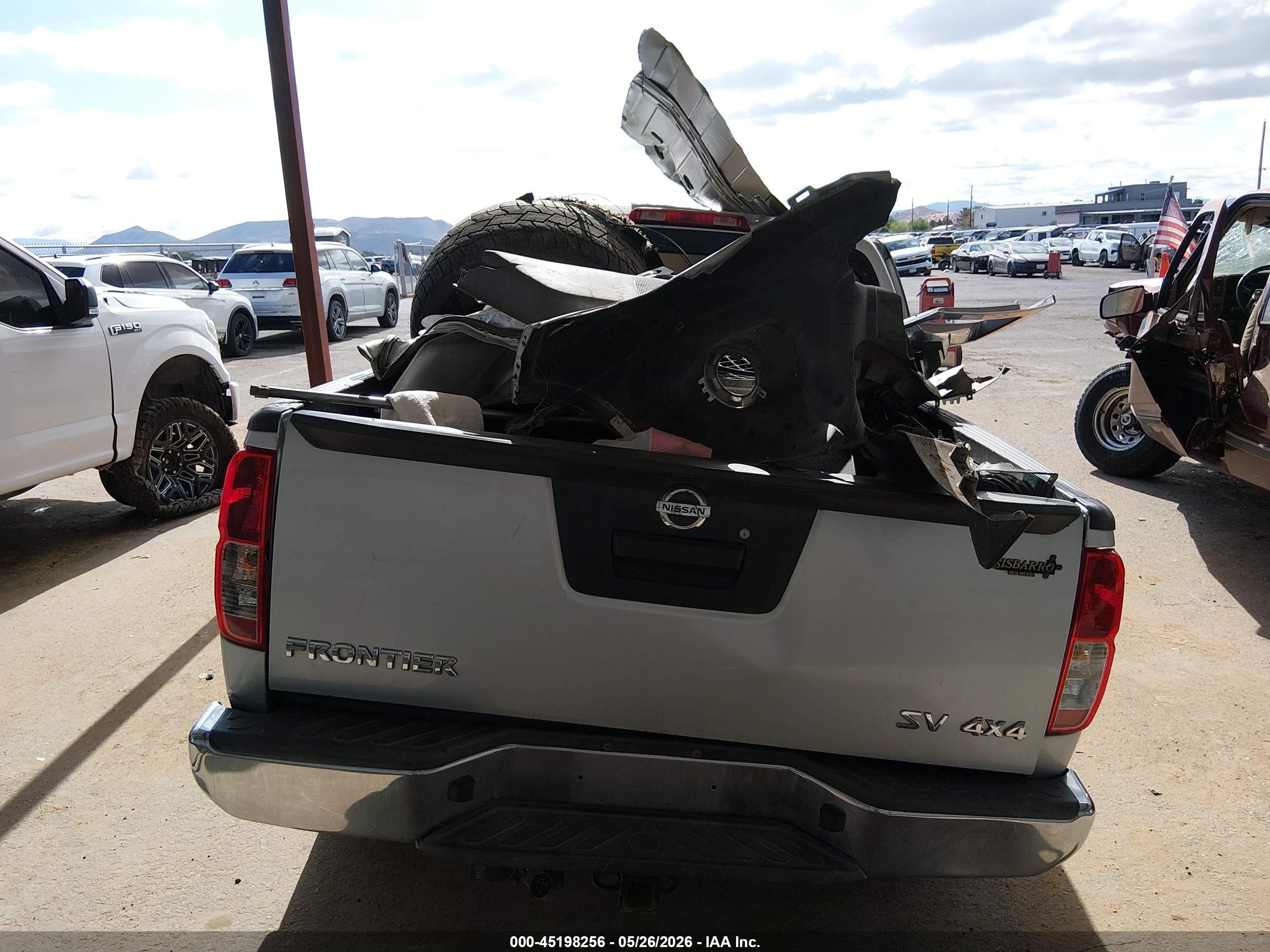 2019 Nissan Frontier Sv Silver vin: 1N6AD0EV0KN703839