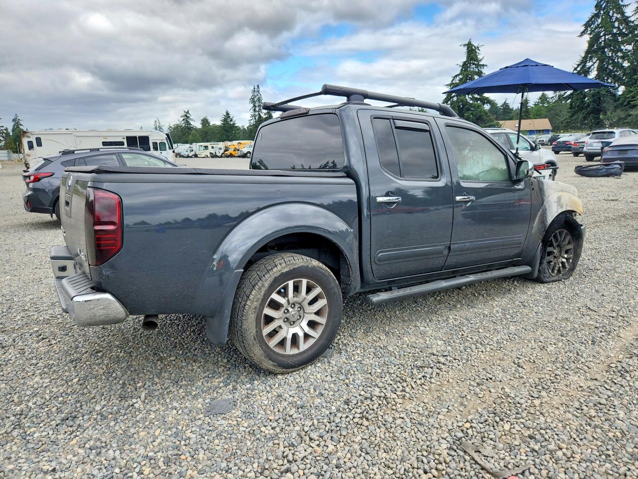 2011 Nissan Frontier S/sv/sl/pro-4x Gray vin: 1N6AD0EV1BC413704