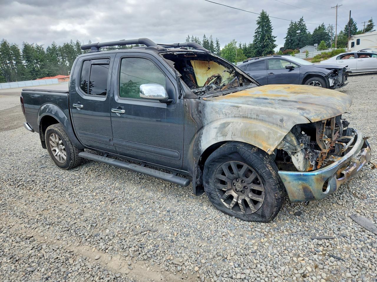 2011 Nissan Frontier S/sv/sl/pro-4x Gray vin: 1N6AD0EV1BC413704