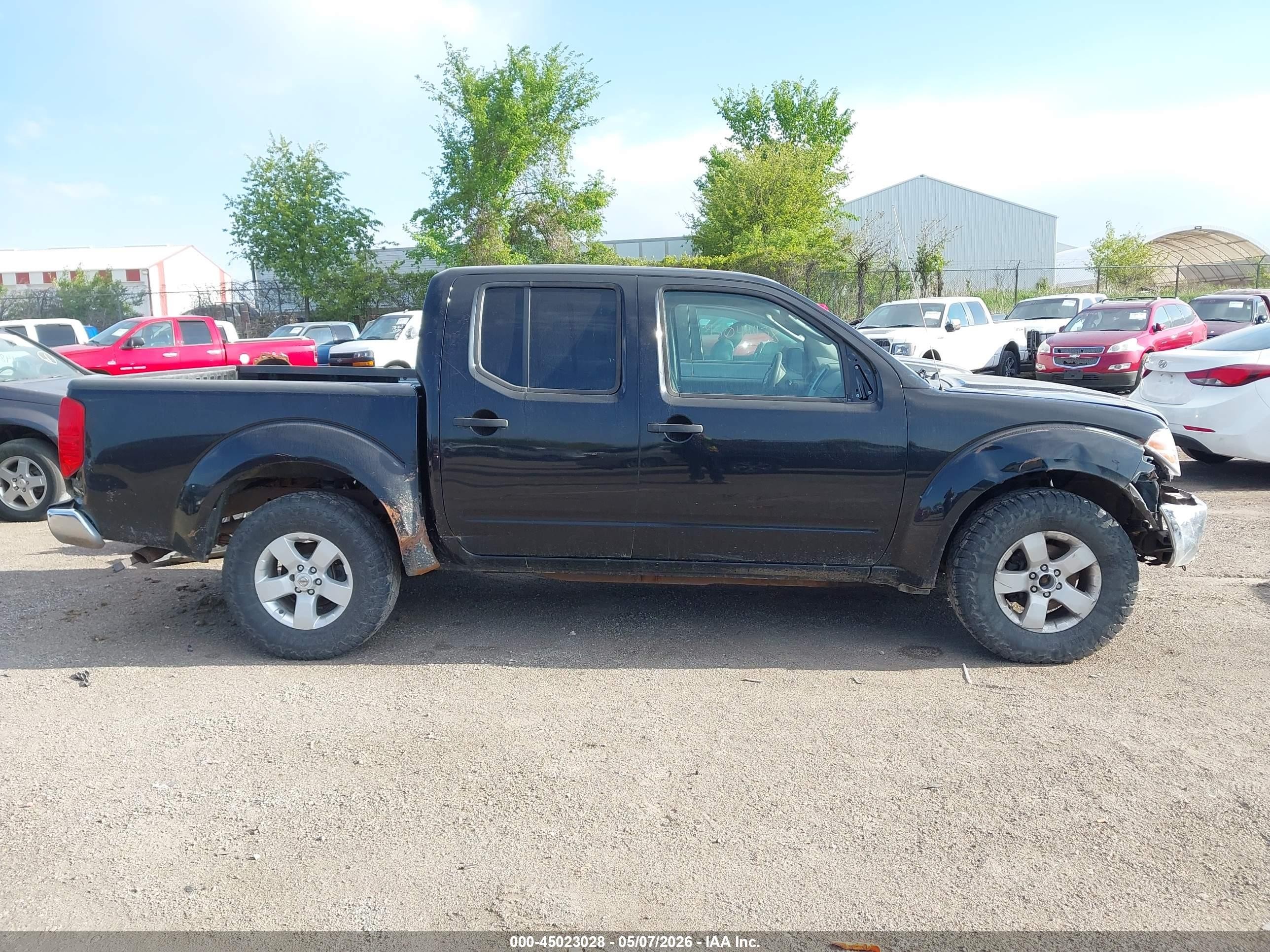2011 Nissan Frontier Sv Черный vin: 1N6AD0EV1BC415887