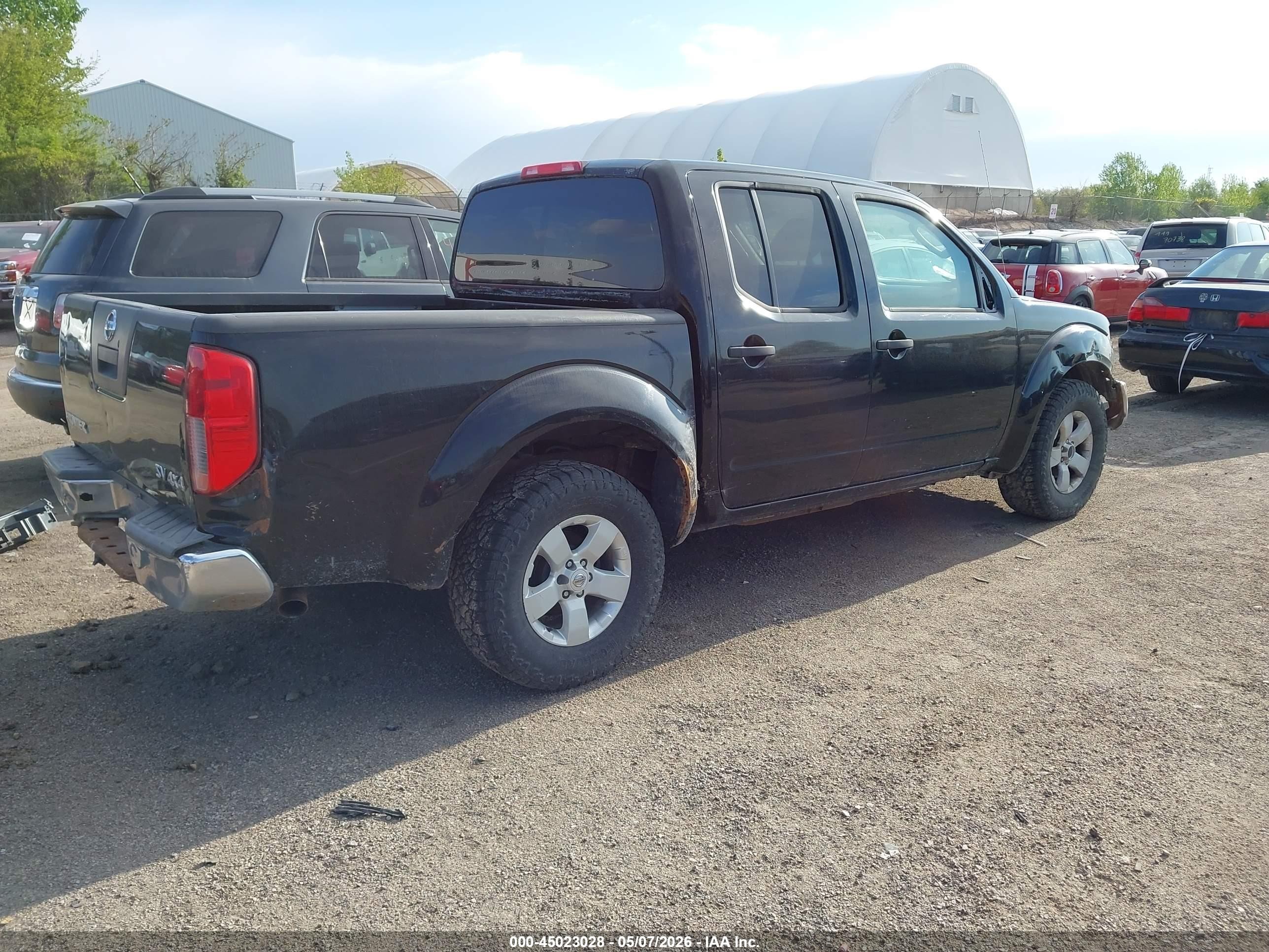 2011 Nissan Frontier Sv Черный vin: 1N6AD0EV1BC415887