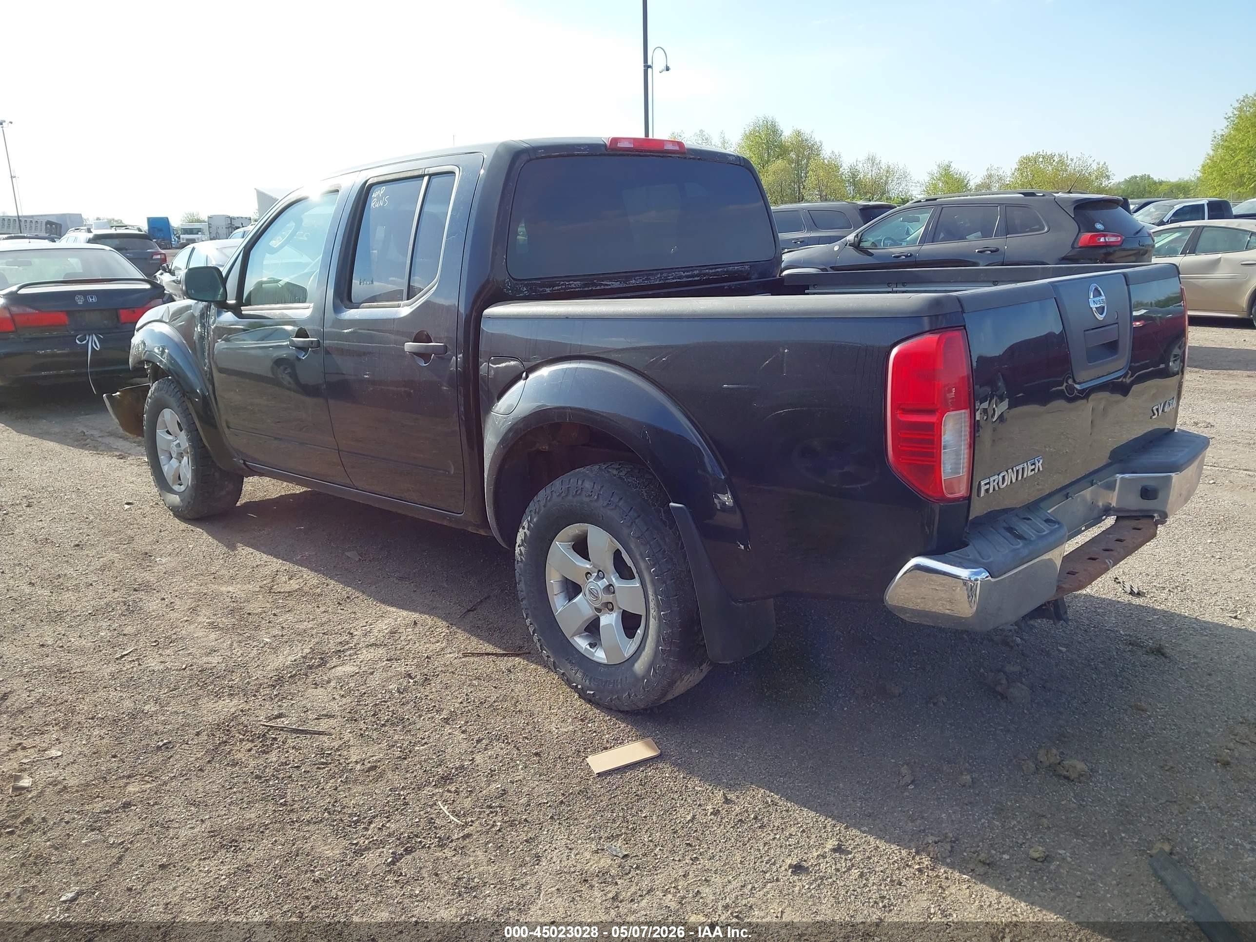 2011 Nissan Frontier Sv Черный vin: 1N6AD0EV1BC415887