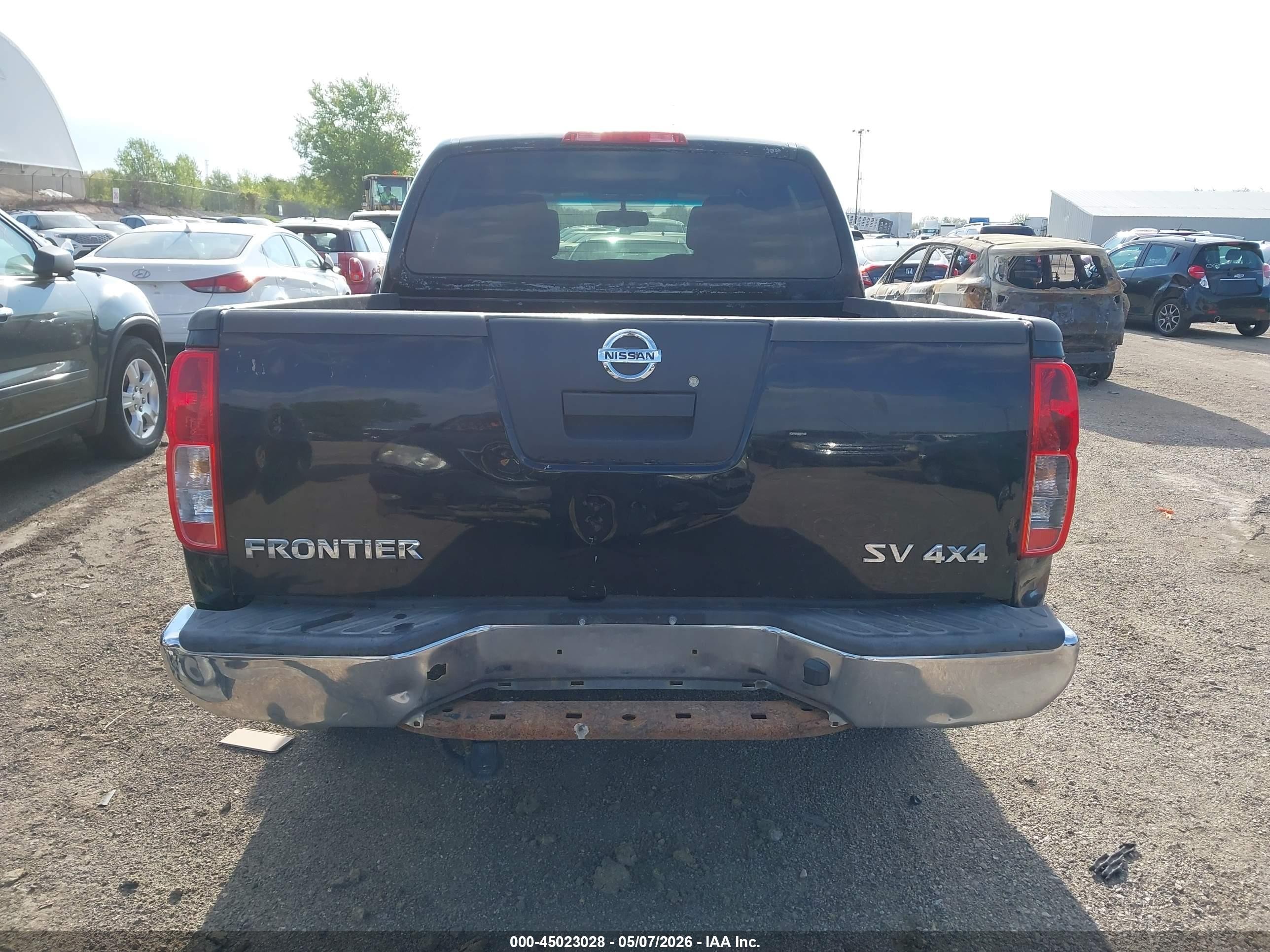2011 Nissan Frontier Sv Черный vin: 1N6AD0EV1BC415887