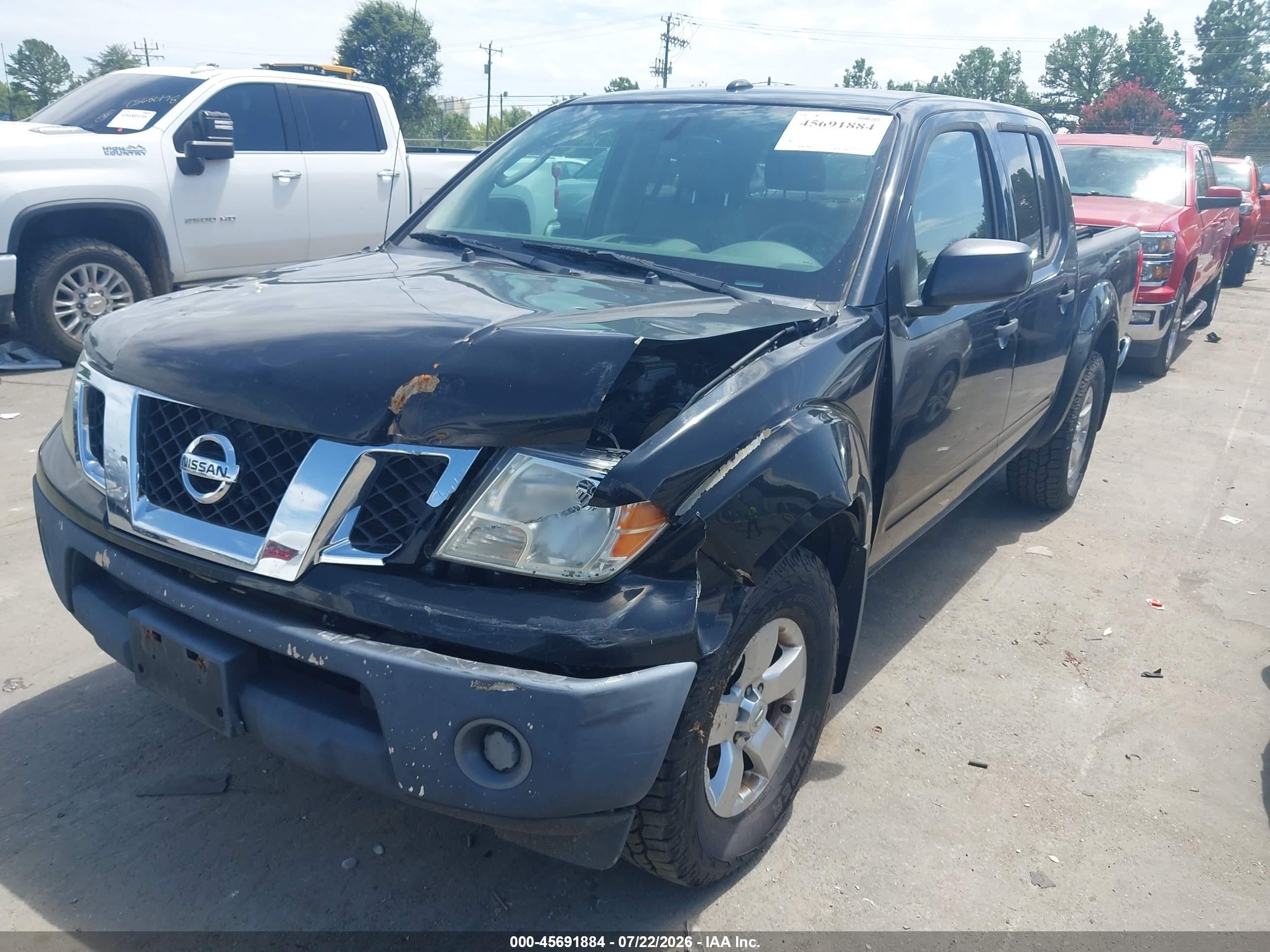 2011 Nissan Frontier Sv Black vin: 1N6AD0EV1BC434486