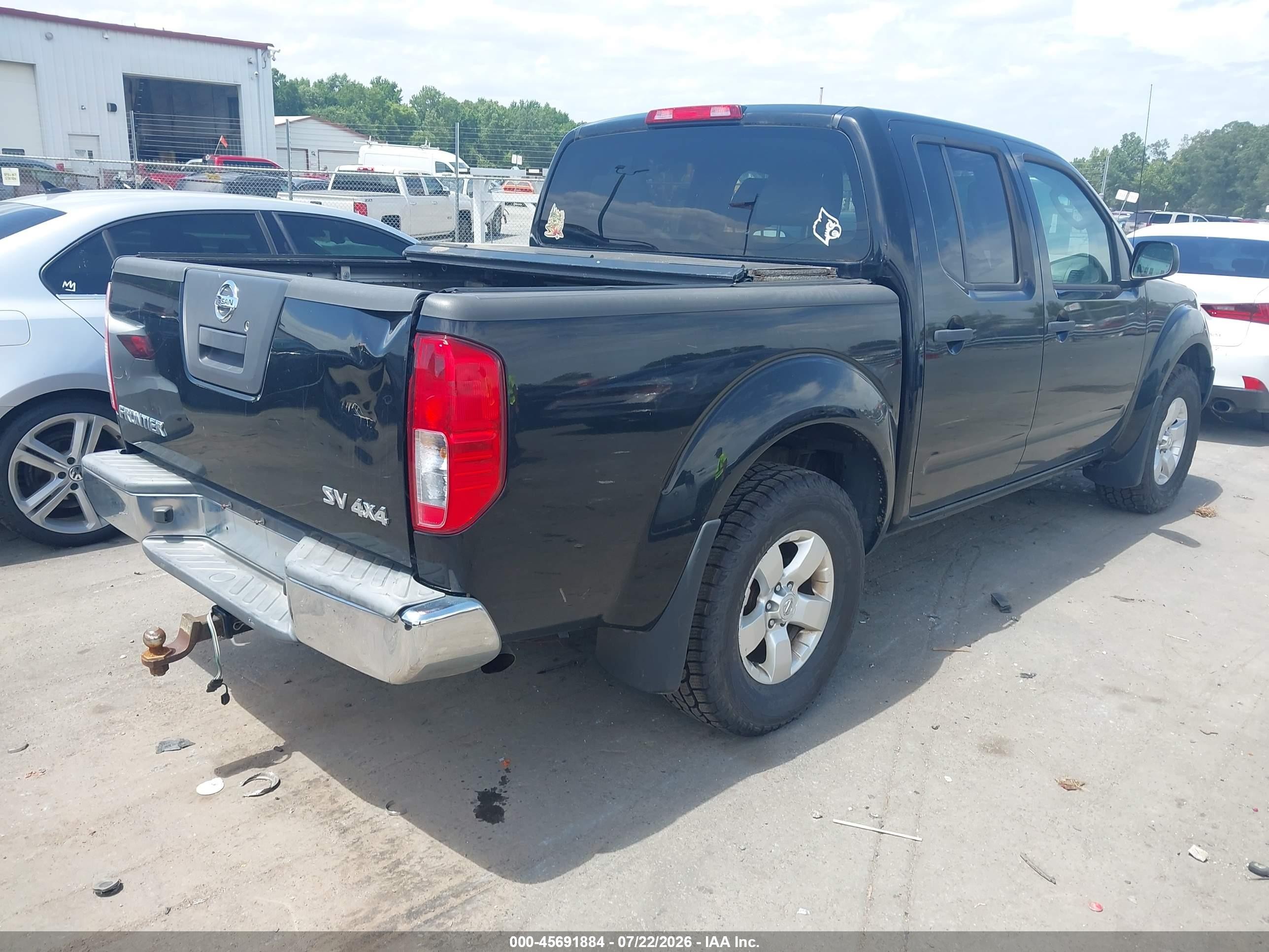 2011 Nissan Frontier Sv Black vin: 1N6AD0EV1BC434486