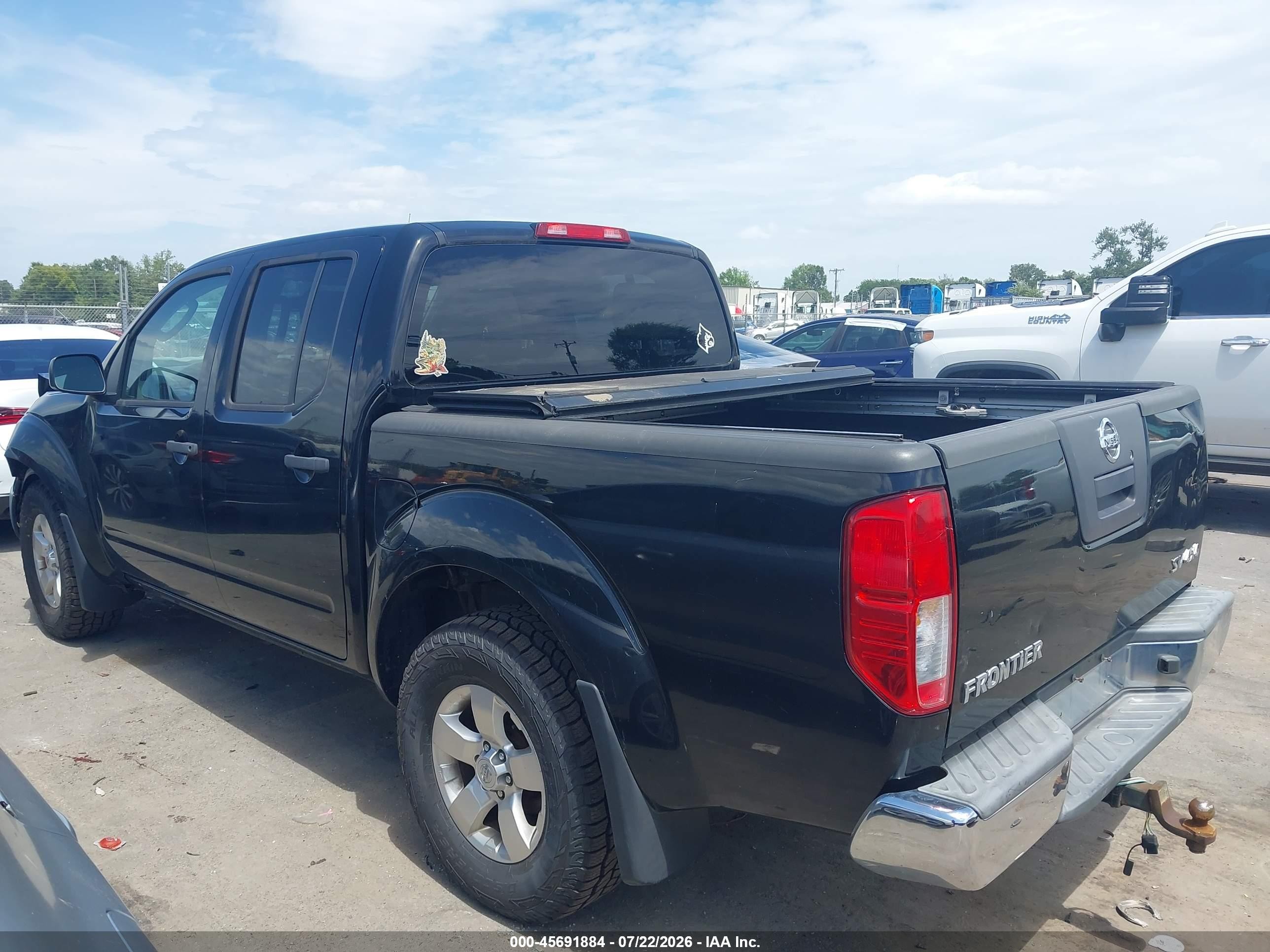 2011 Nissan Frontier Sv Black vin: 1N6AD0EV1BC434486