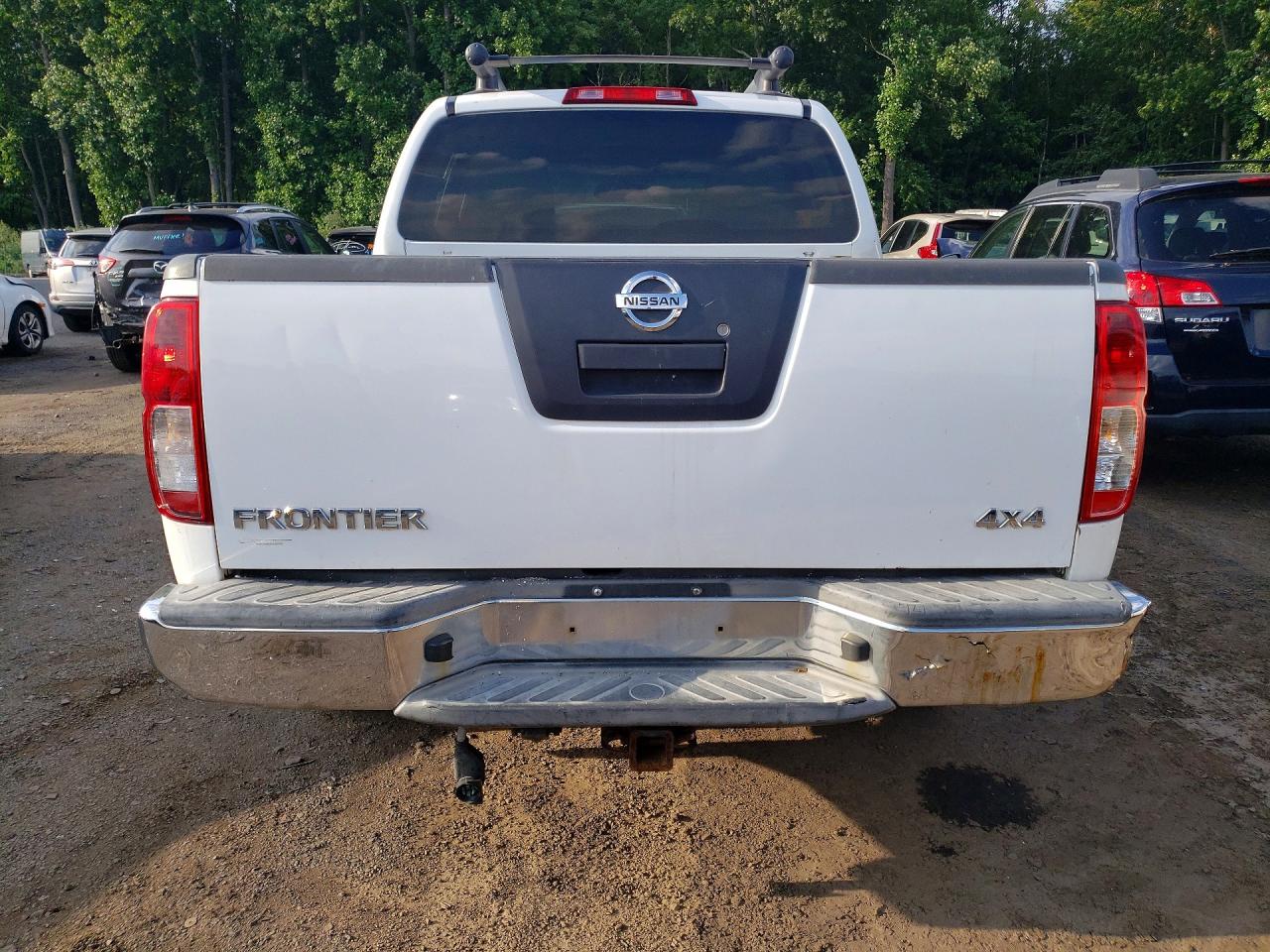 2011 Nissan Frontier S White vin: 1N6AD0EV1BC438988