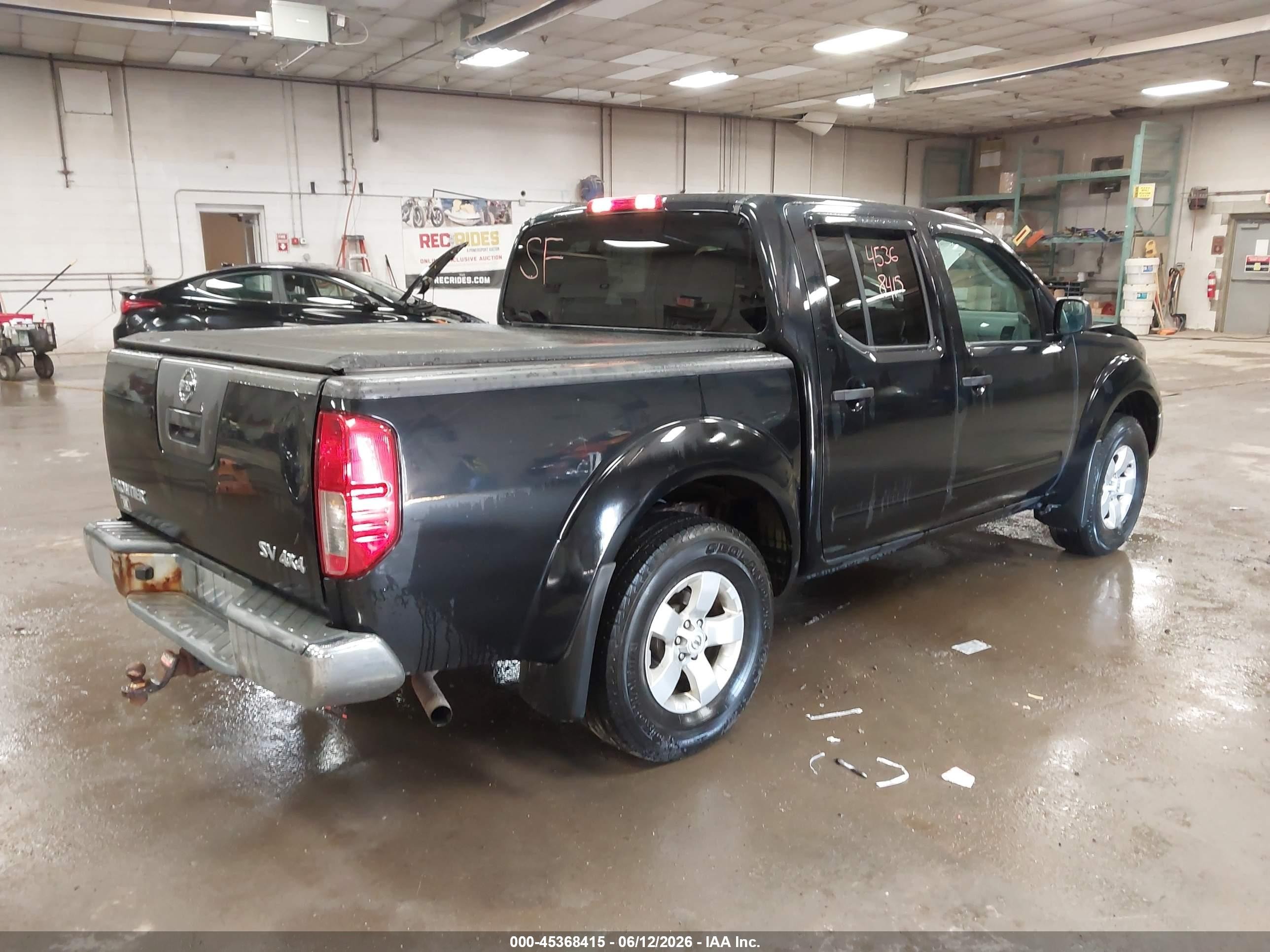 2011 Nissan Frontier Sv Black vin: 1N6AD0EV1BC441969