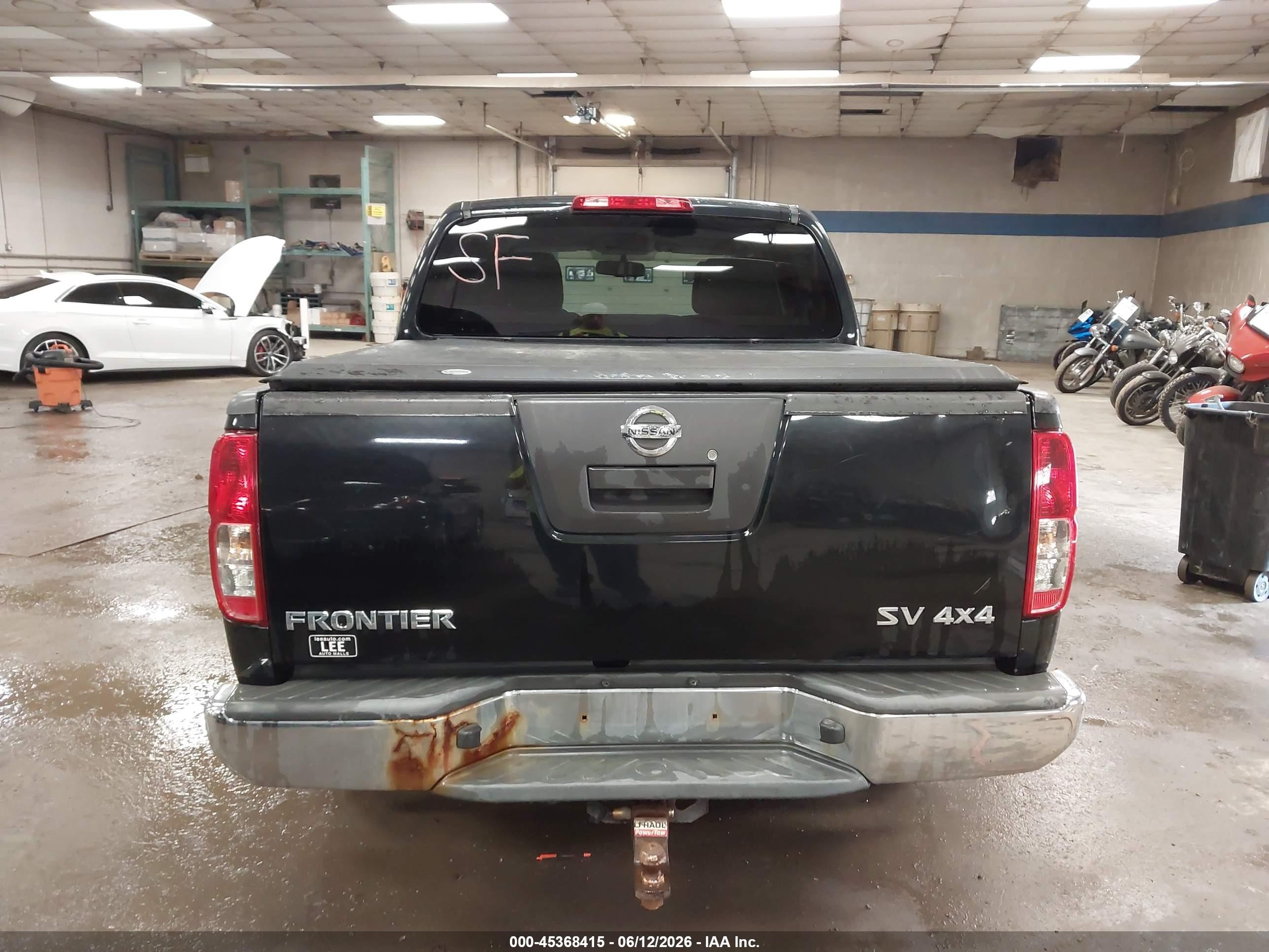2011 Nissan Frontier Sv Black vin: 1N6AD0EV1BC441969
