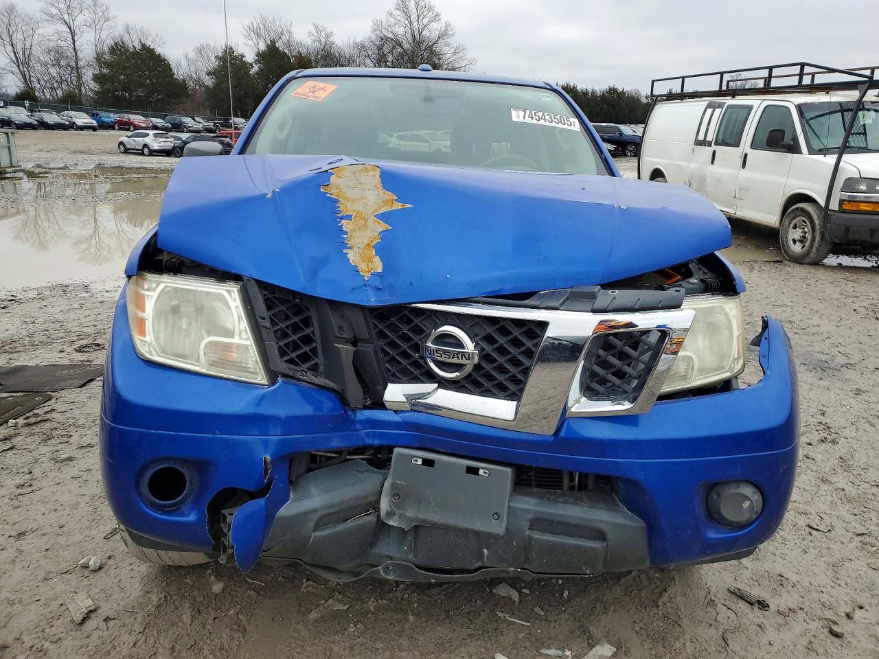 2012 Nissan Frontier S Blue vin: 1N6AD0EV1CC400971