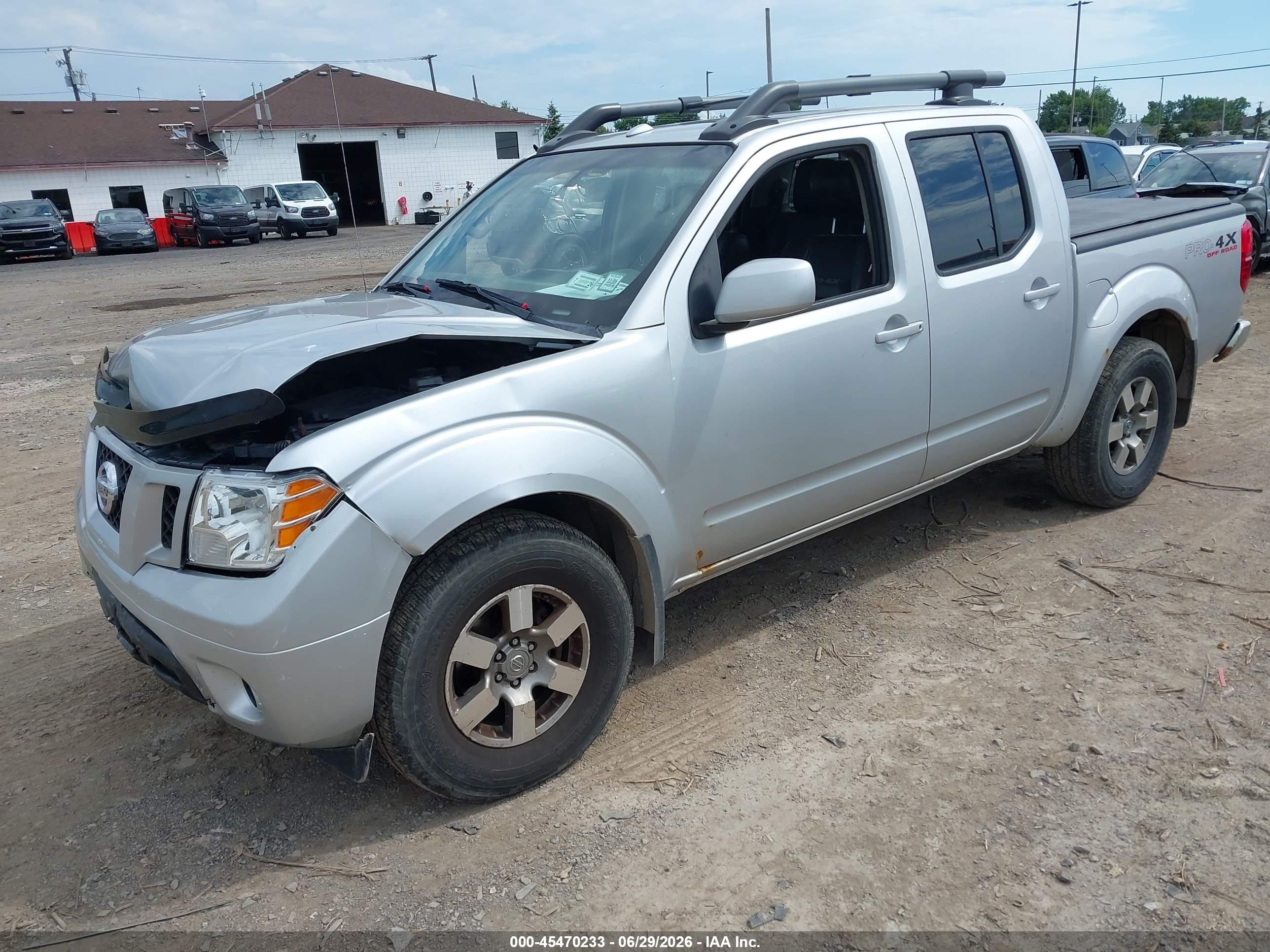 2012 Nissan Frontier Pro-4x Silver vin: 1N6AD0EV1CC407404