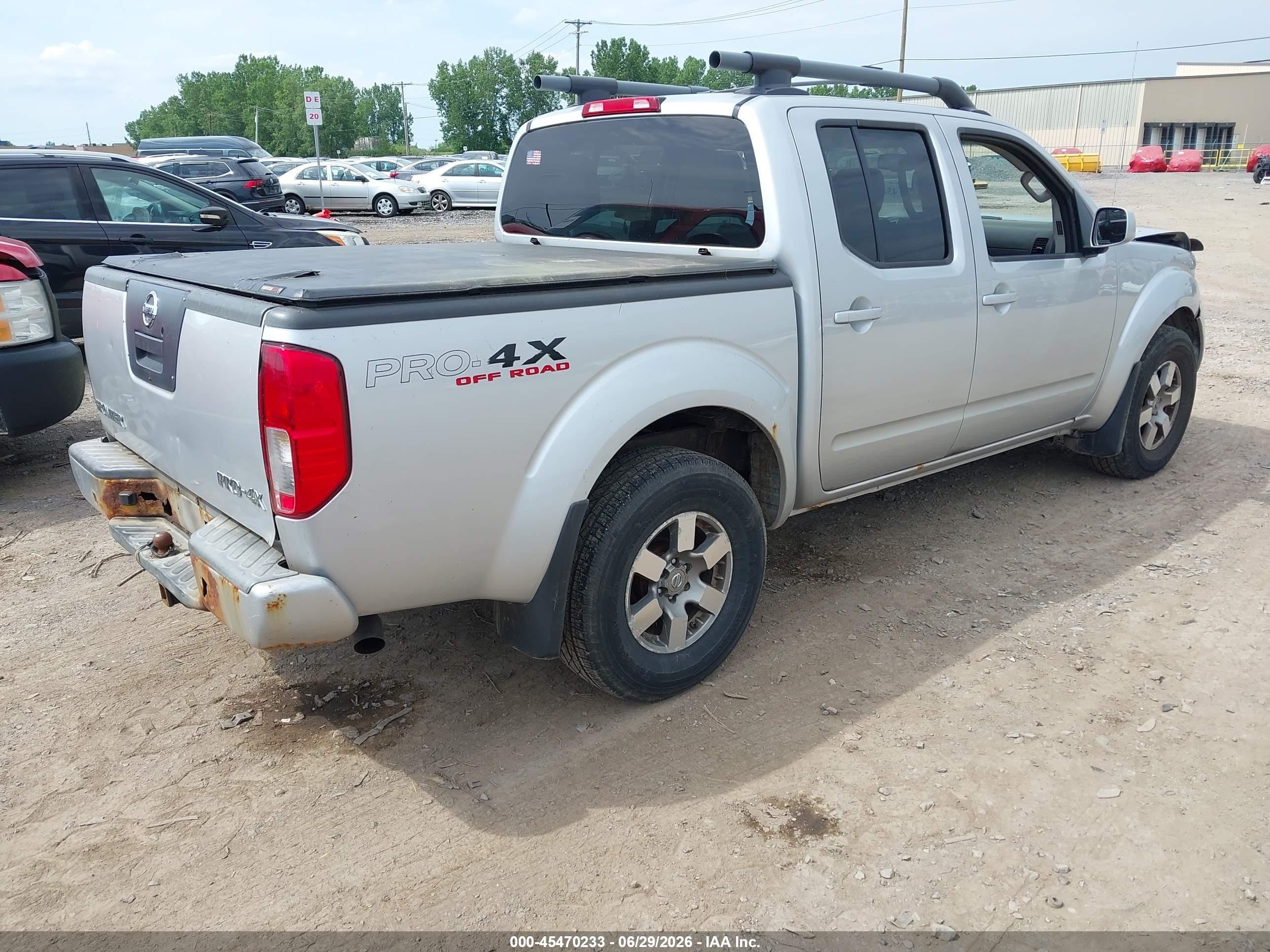 2012 Nissan Frontier Pro-4x Silver vin: 1N6AD0EV1CC407404