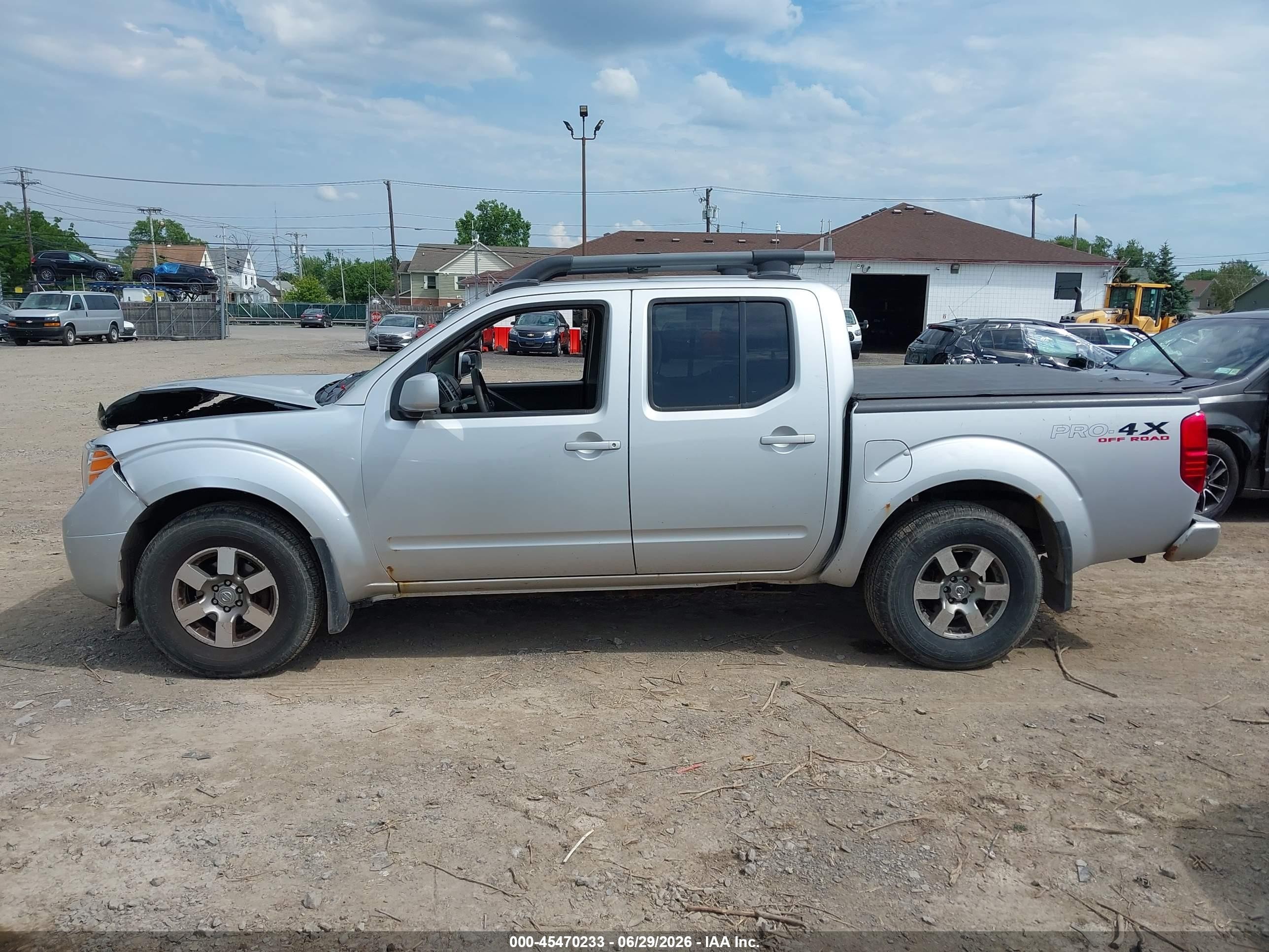 2012 Nissan Frontier Pro-4x Silver vin: 1N6AD0EV1CC407404