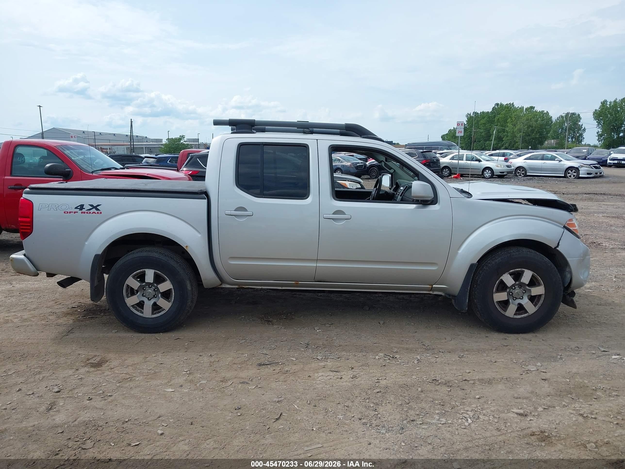 2012 Nissan Frontier Pro-4x Silver vin: 1N6AD0EV1CC407404
