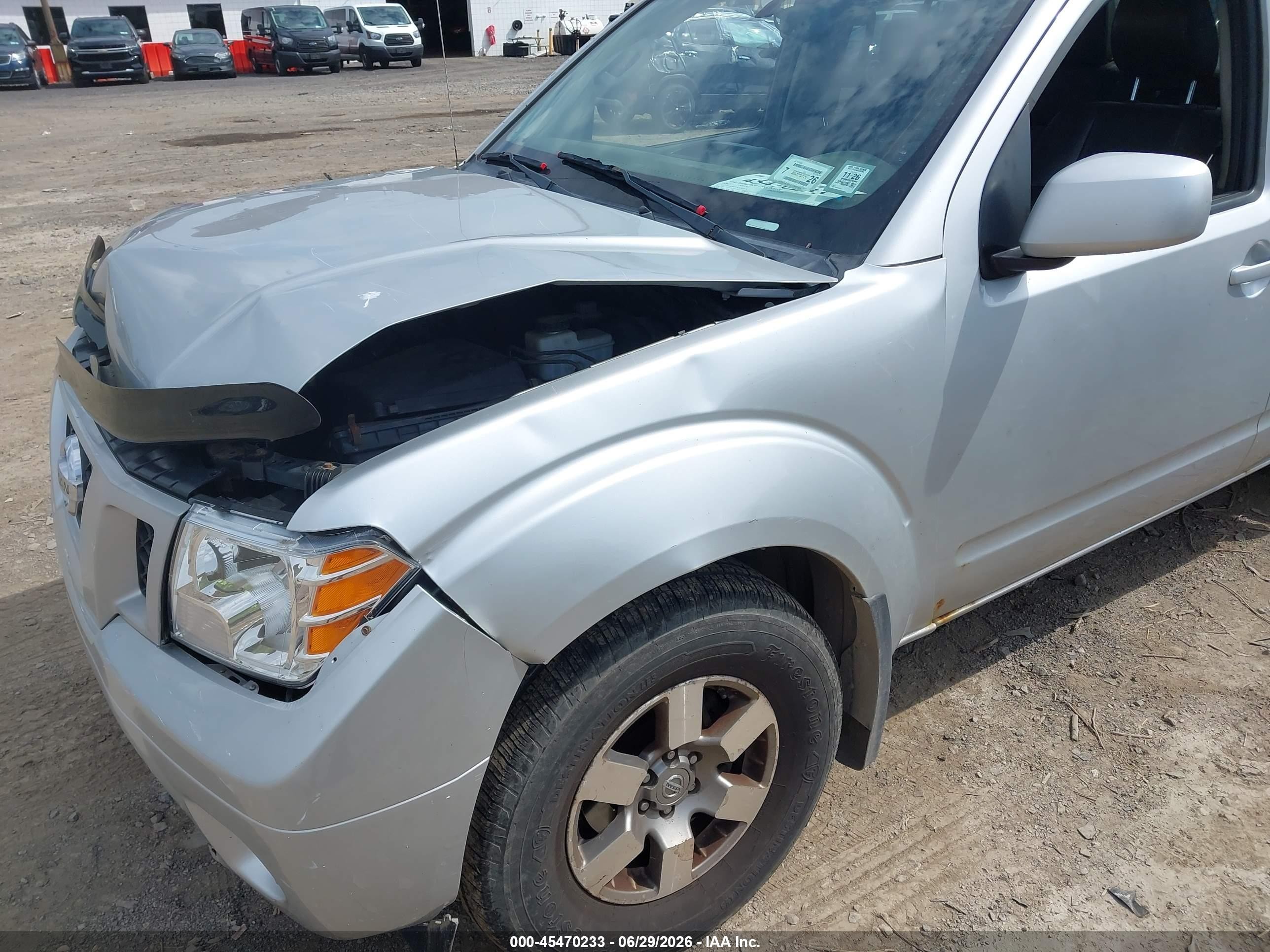 2012 Nissan Frontier Pro-4x Silver vin: 1N6AD0EV1CC407404
