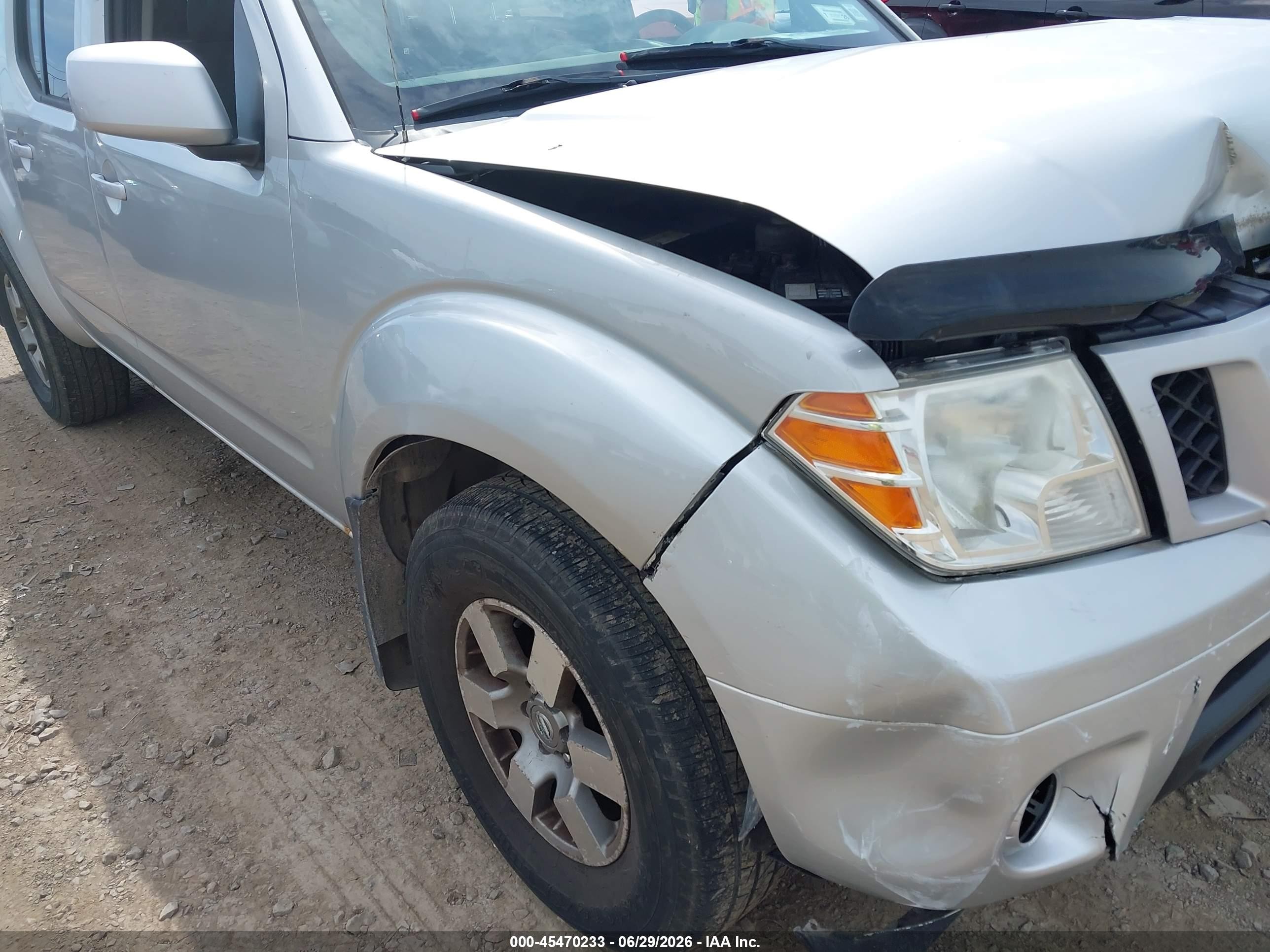 2012 Nissan Frontier Pro-4x Silver vin: 1N6AD0EV1CC407404