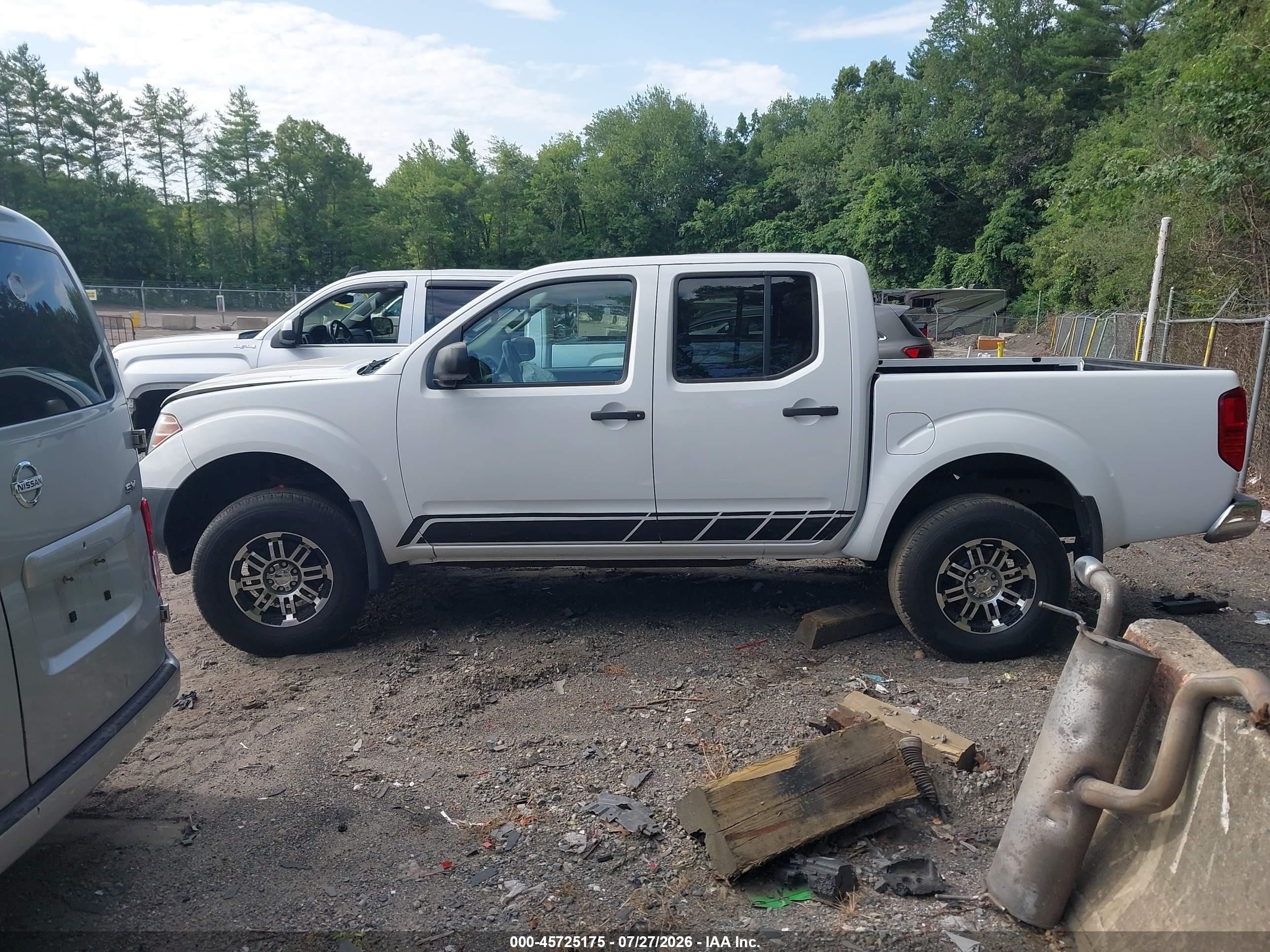 2012 Nissan Frontier S Белый vin: 1N6AD0EV1CC450284