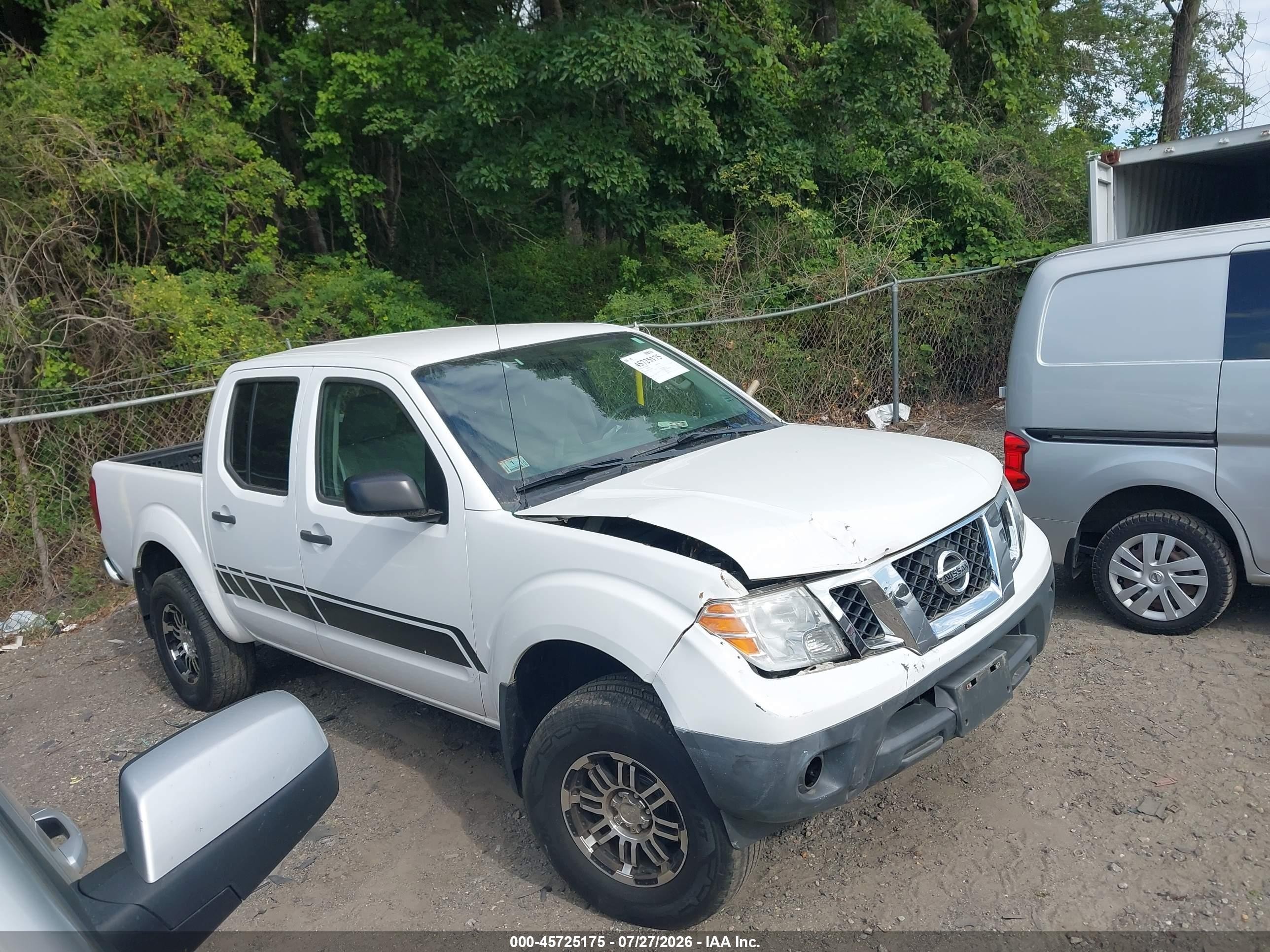 2012 Nissan Frontier S Белый vin: 1N6AD0EV1CC450284