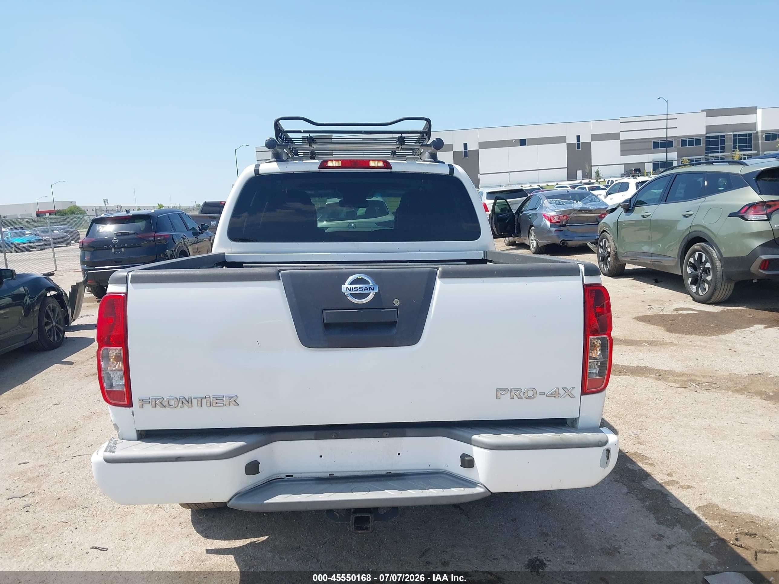 2012 Nissan Frontier Pro-4x White vin: 1N6AD0EV1CC457106