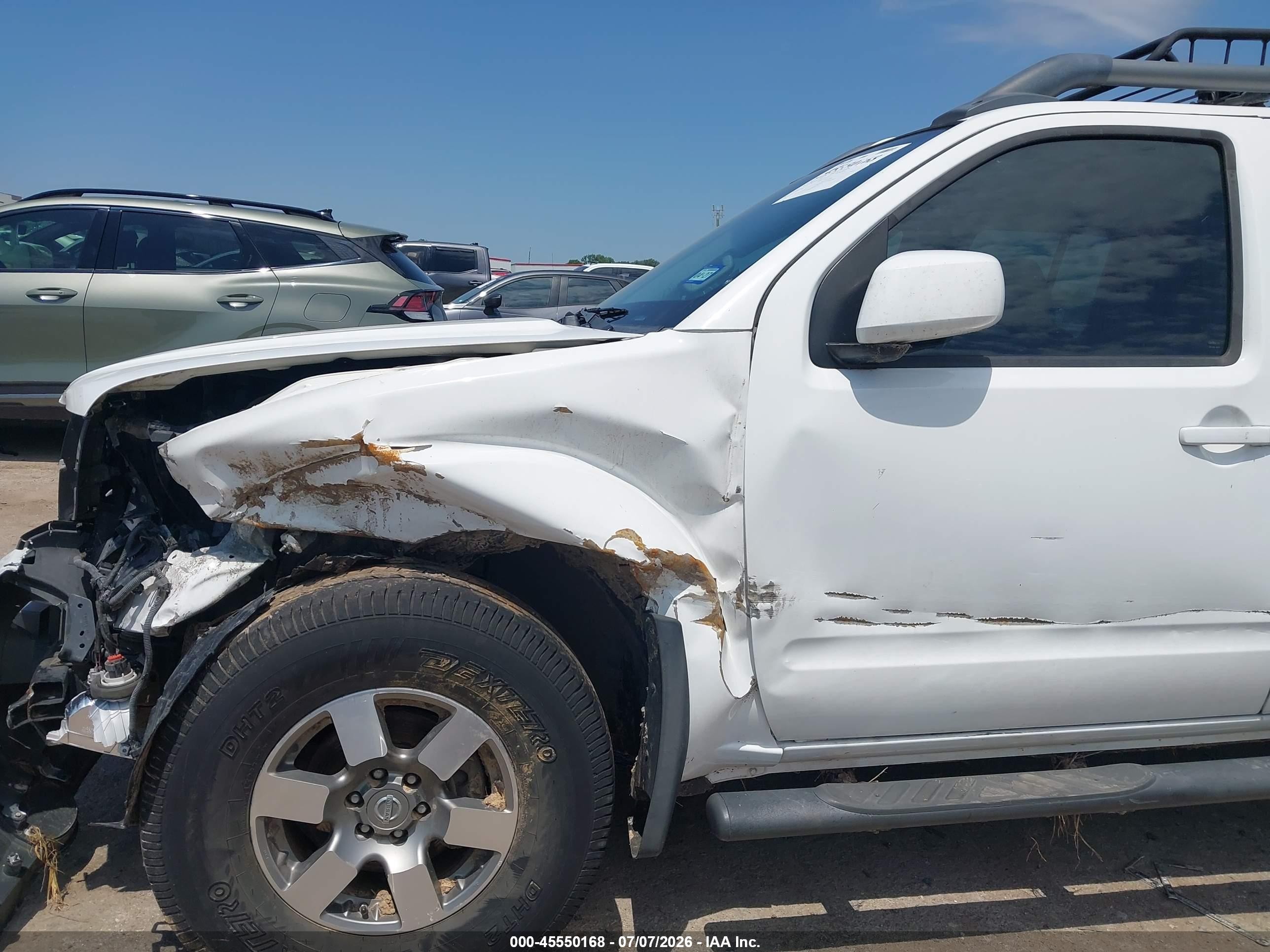 2012 Nissan Frontier Pro-4x White vin: 1N6AD0EV1CC457106