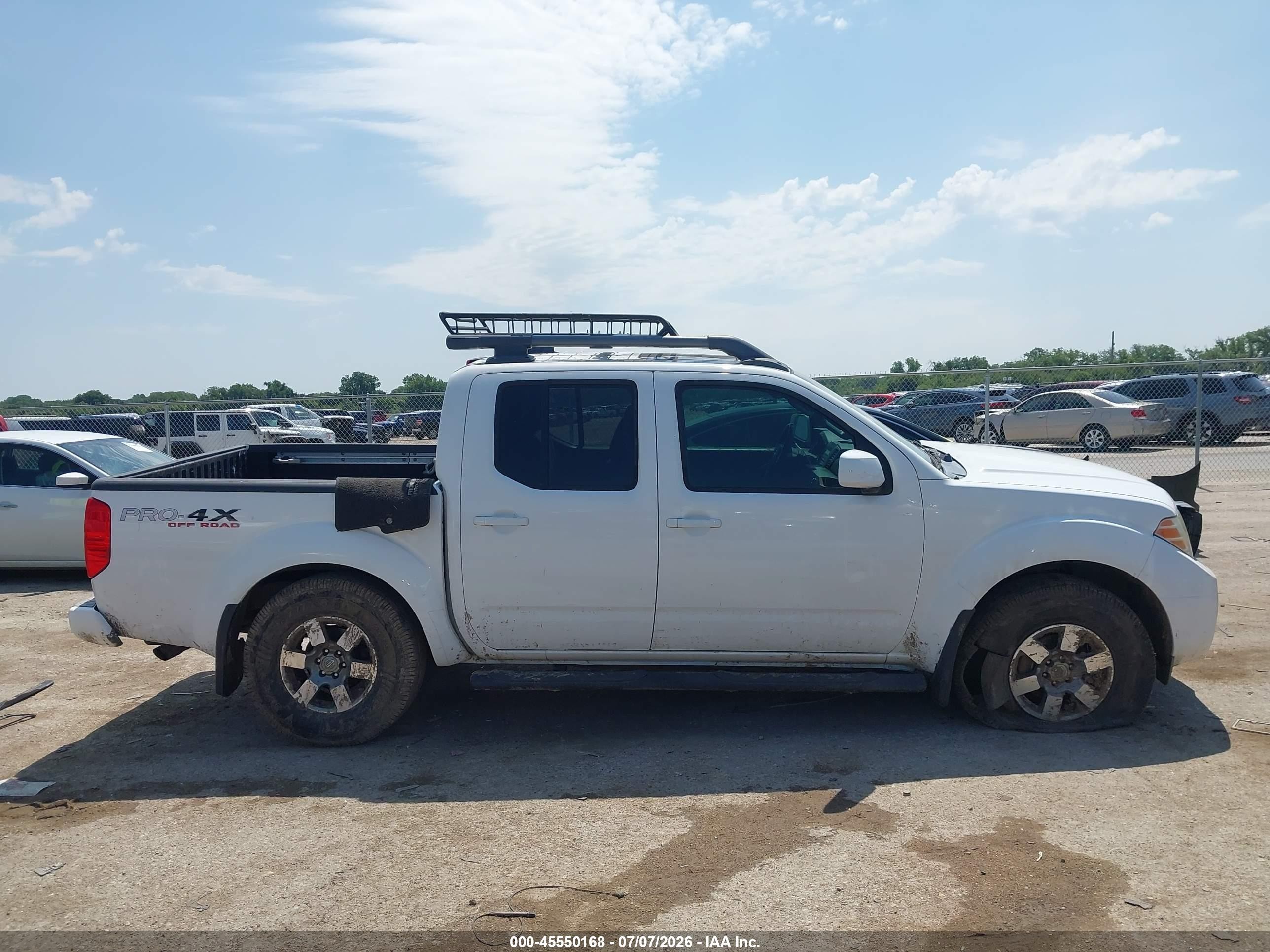 2012 Nissan Frontier Pro-4x White vin: 1N6AD0EV1CC457106