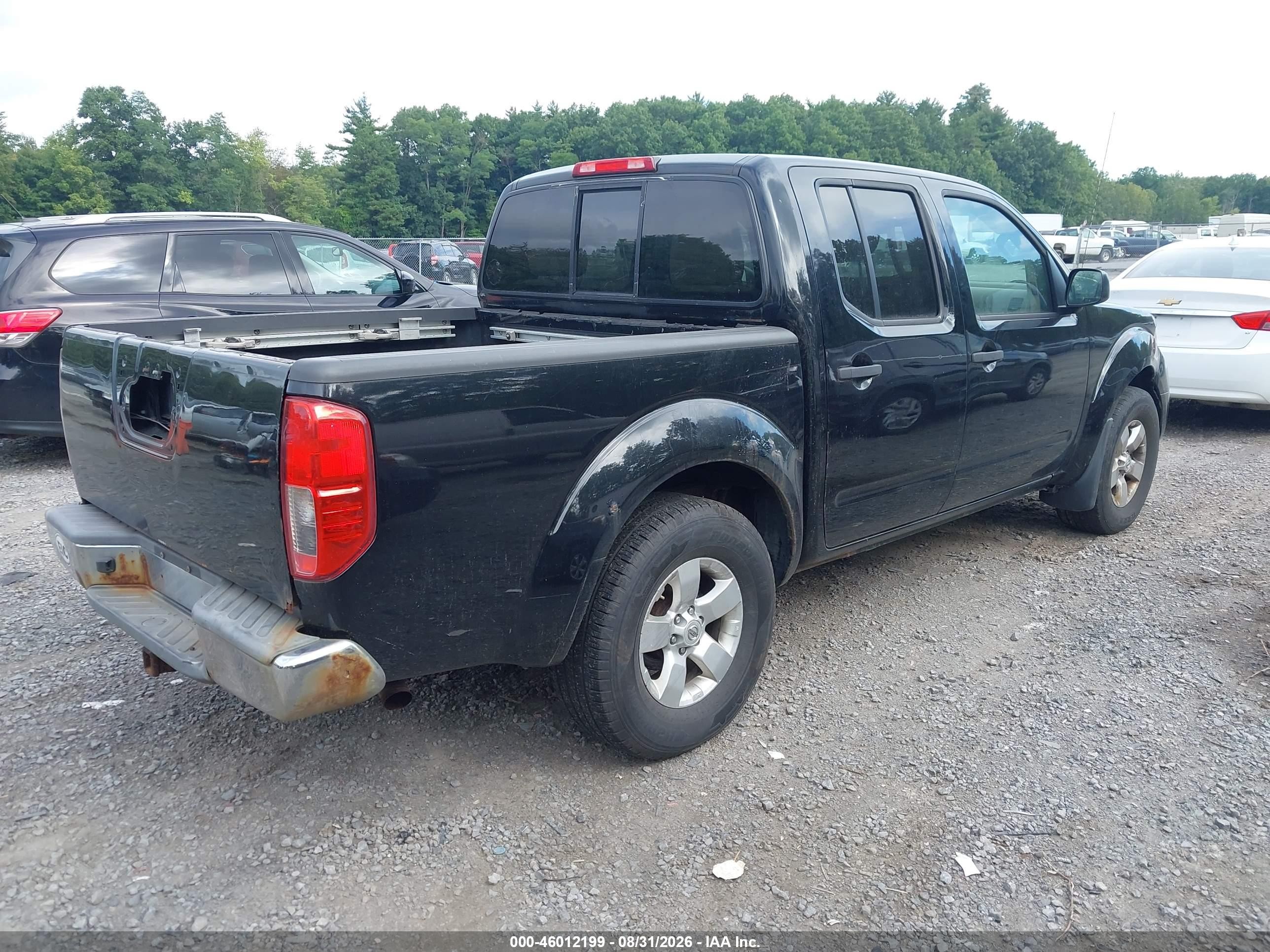 2012 Nissan Frontier Sv Черный vin: 1N6AD0EV1CC461673