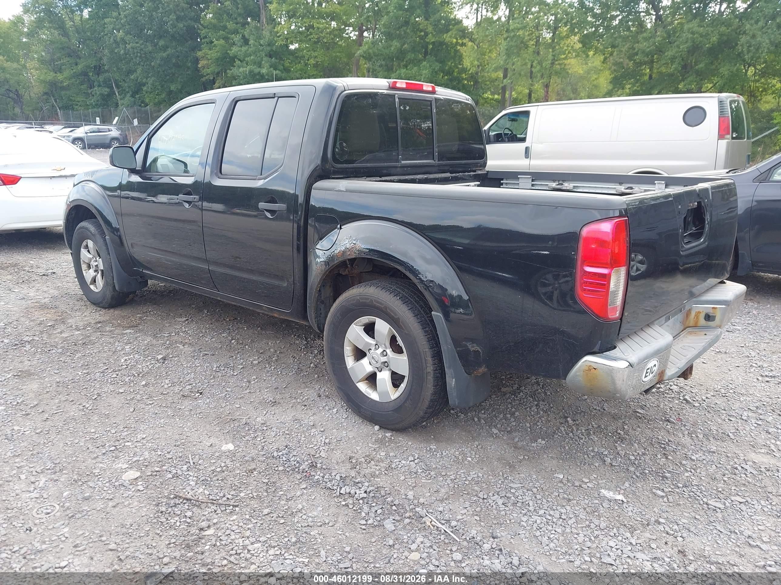 2012 Nissan Frontier Sv Черный vin: 1N6AD0EV1CC461673