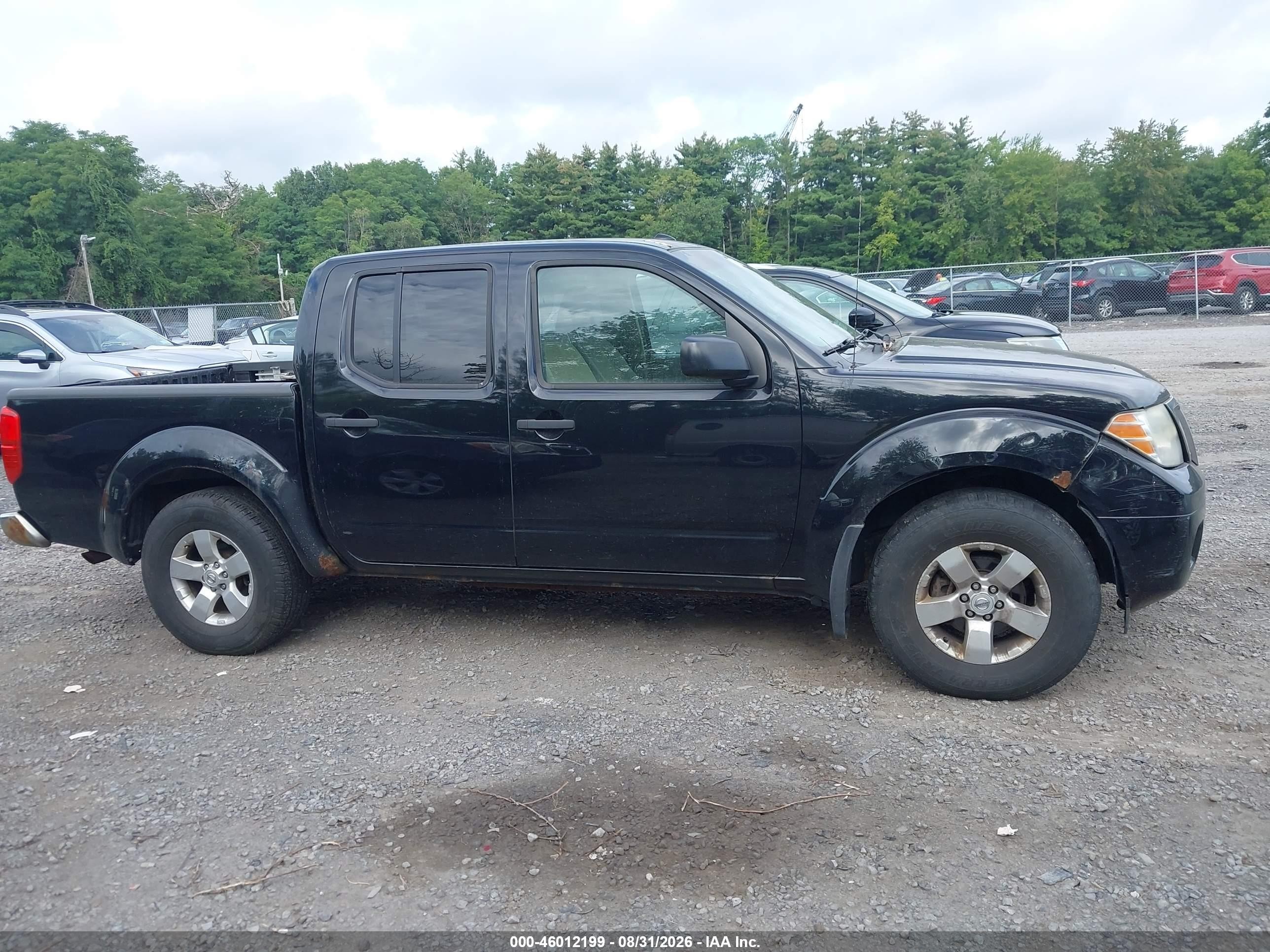 2012 Nissan Frontier Sv Черный vin: 1N6AD0EV1CC461673