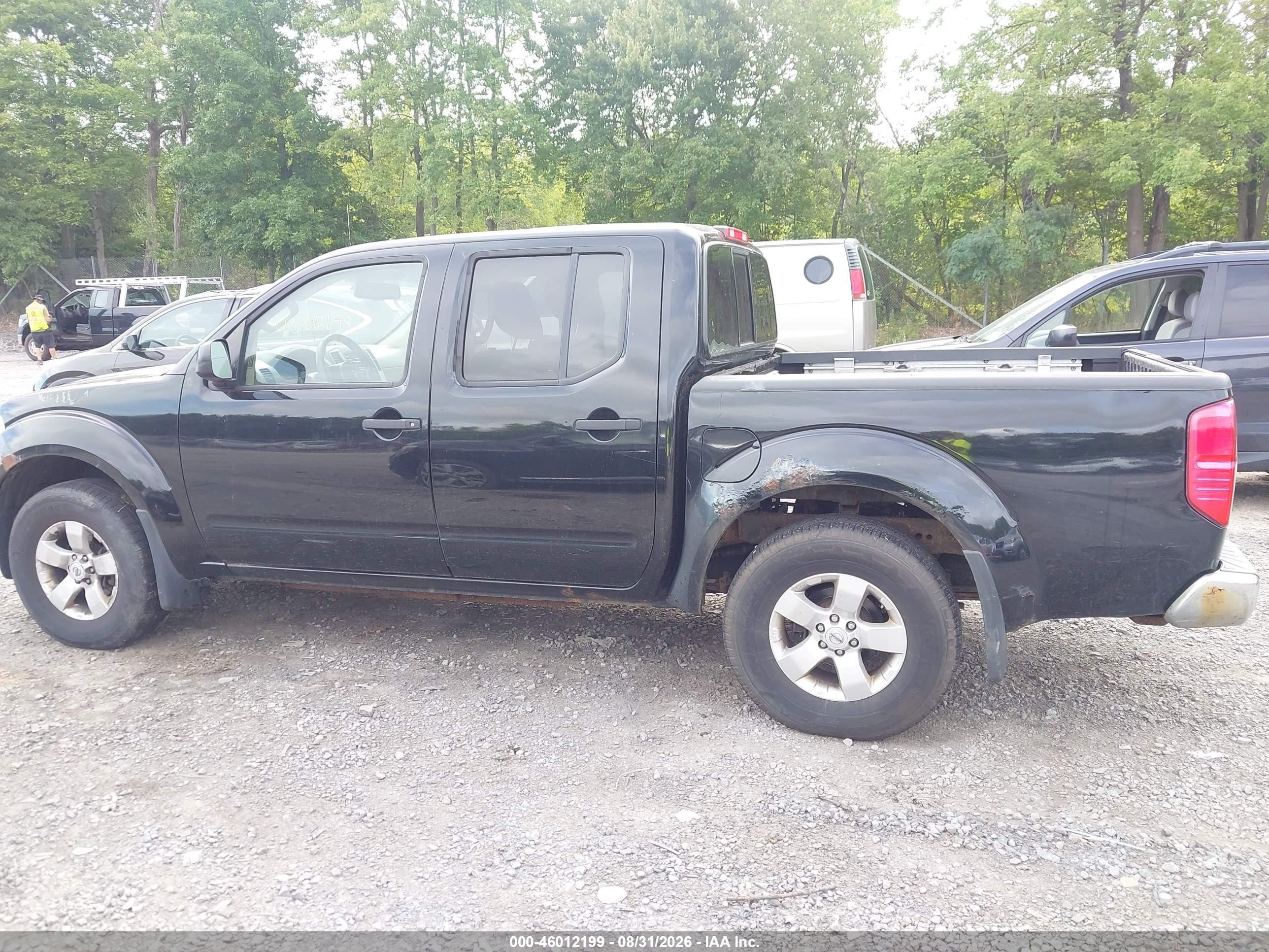 2012 Nissan Frontier Sv Черный vin: 1N6AD0EV1CC461673
