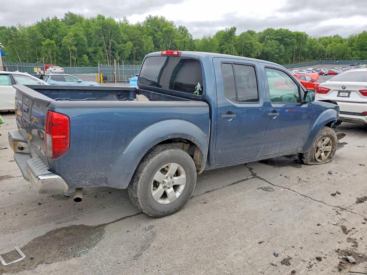 2013 Nissan Frontier S Blue vin: 1N6AD0EV1DN719521