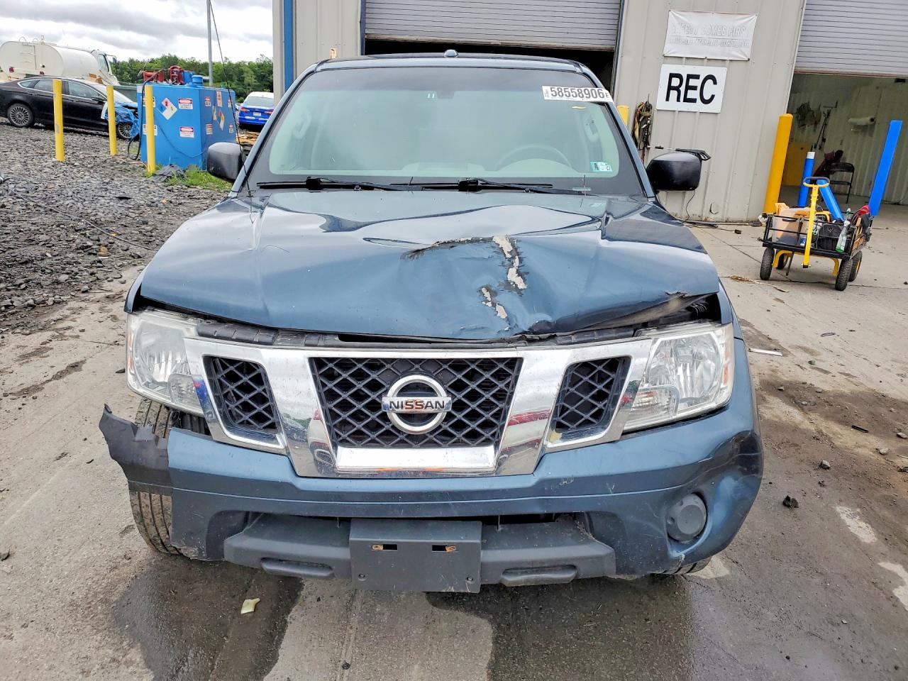 2013 Nissan Frontier S Blue vin: 1N6AD0EV1DN719521