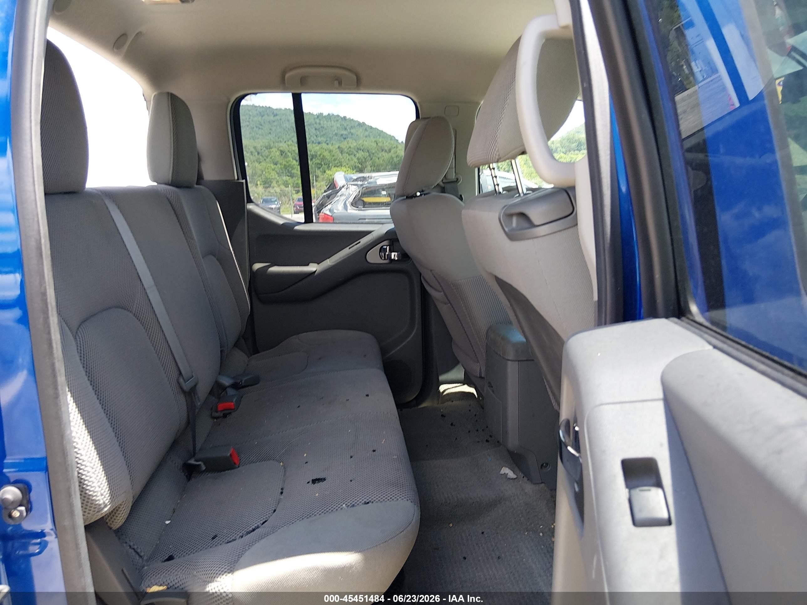 2013 Nissan Frontier Sv Blue vin: 1N6AD0EV1DN731443