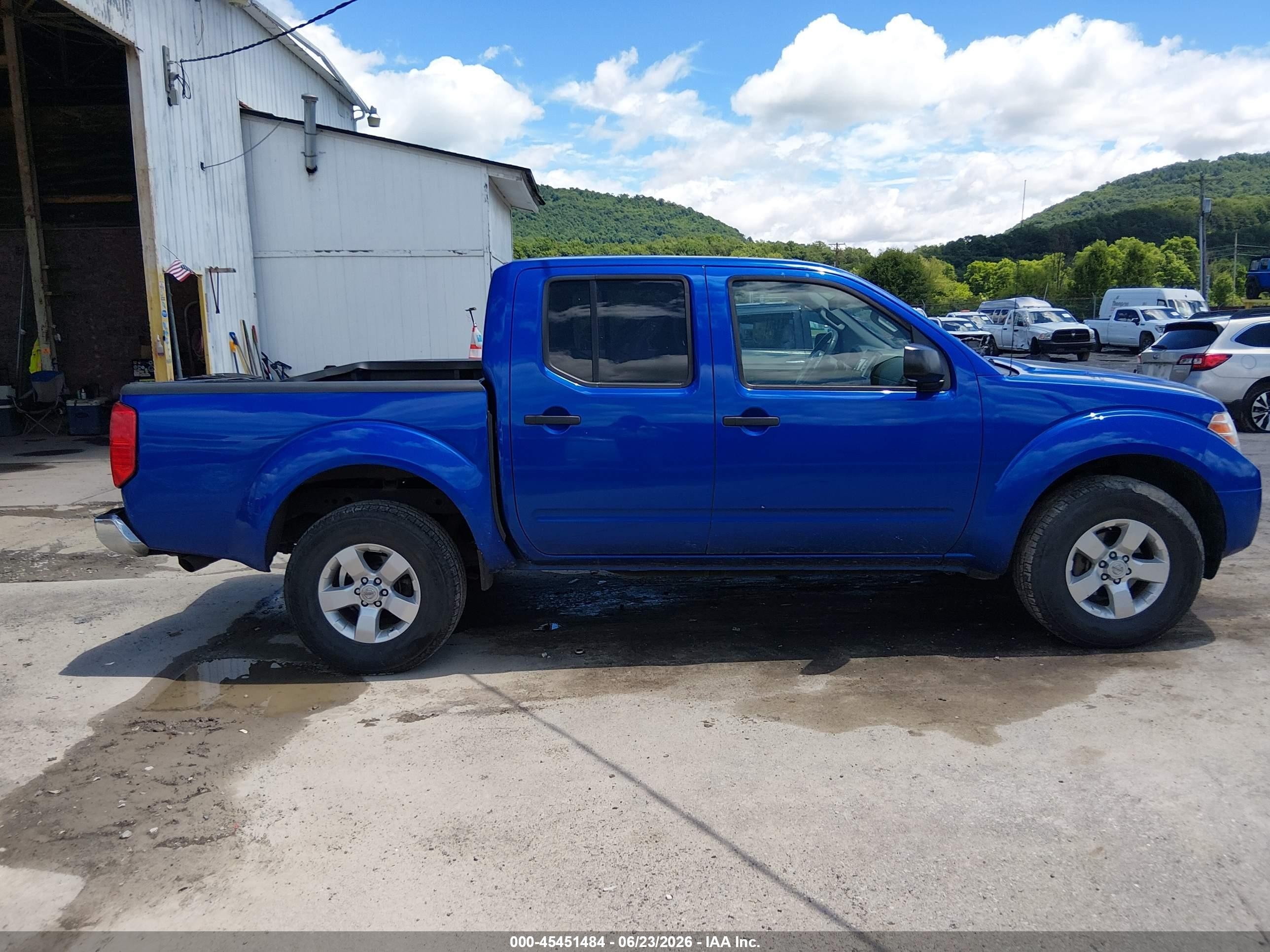 2013 Nissan Frontier Sv Blue vin: 1N6AD0EV1DN731443