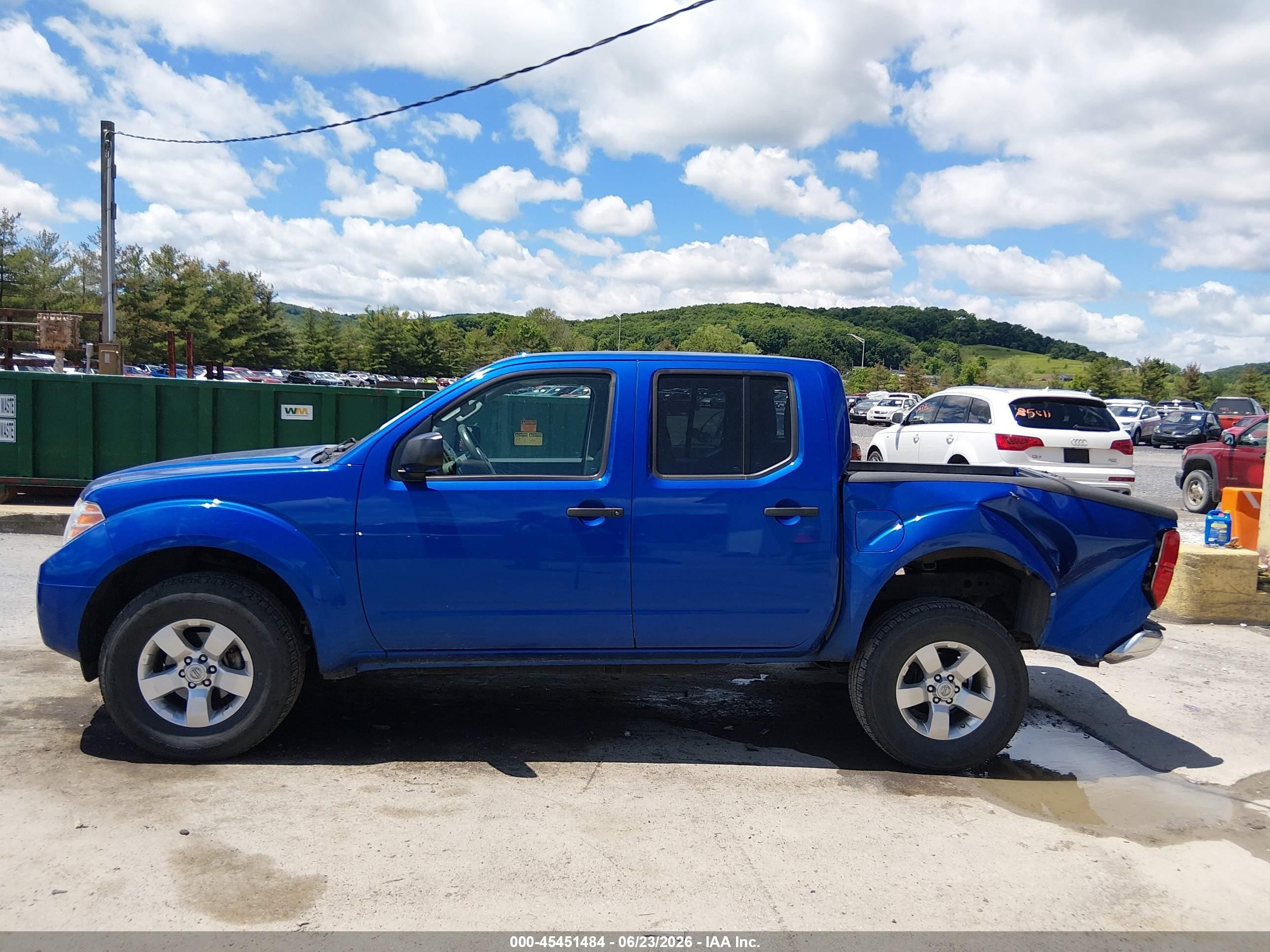 2013 Nissan Frontier Sv Blue vin: 1N6AD0EV1DN731443